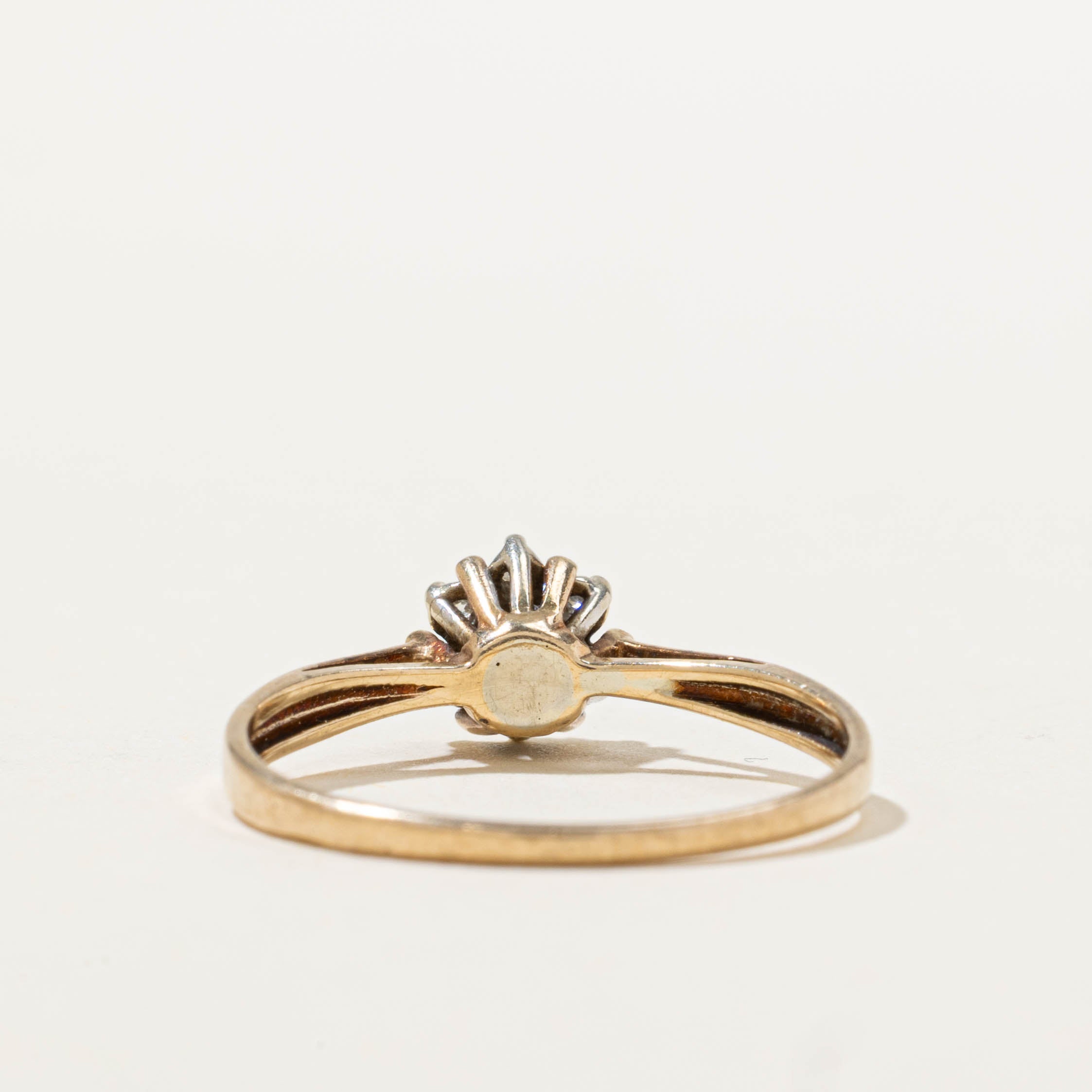10k Diamond Flower Cluster Ring | SZ 6.25