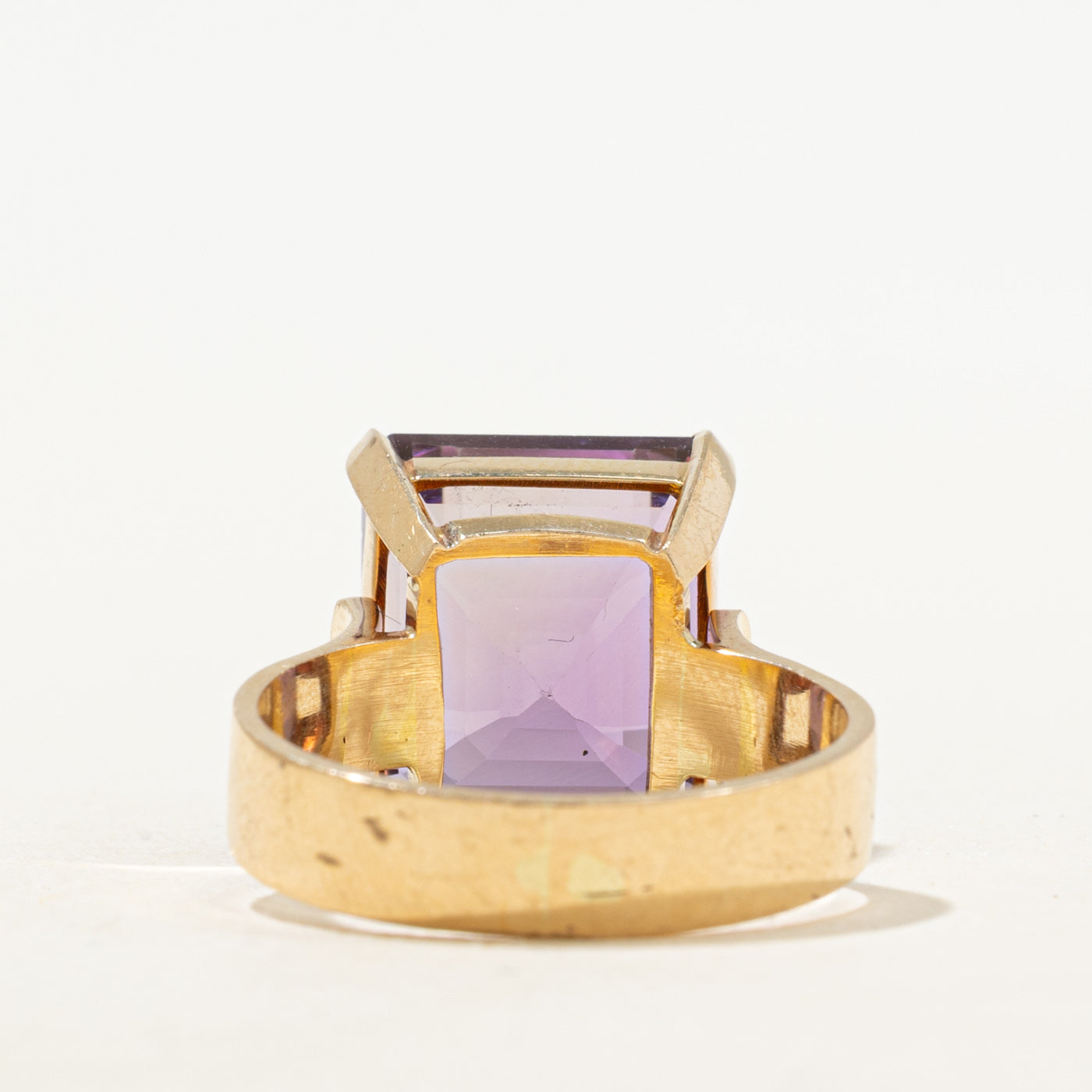 Basket Set Synthetic Purple Sapphire Cocktail Ring | 15.00ct | SZ 8