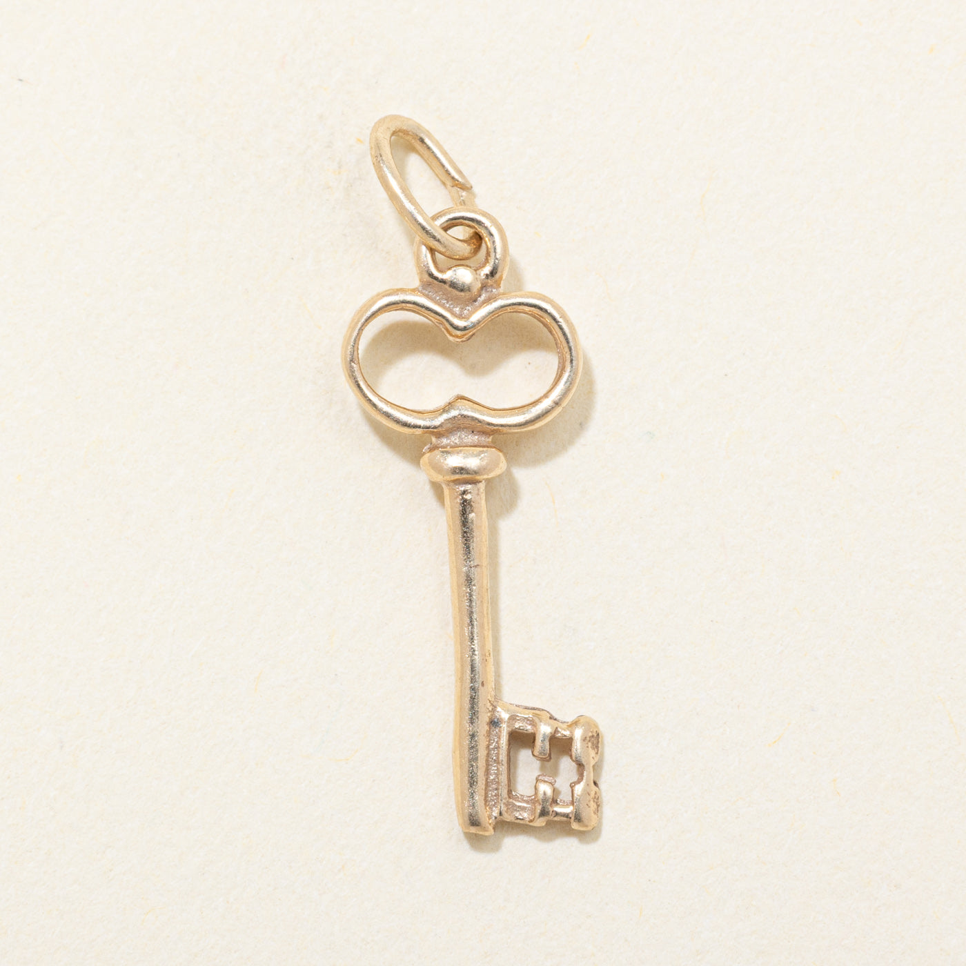 14k Yellow Gold Key Charm