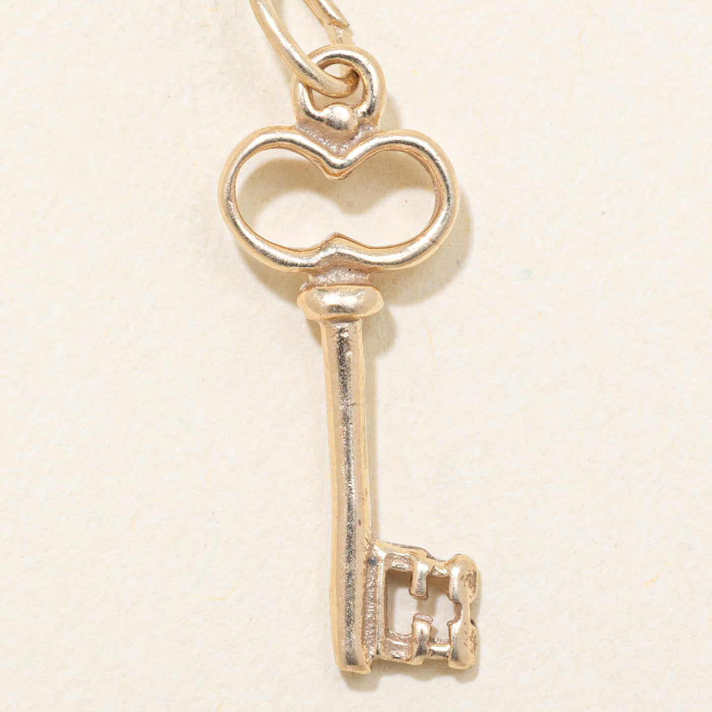 14k Yellow Gold Key Charm