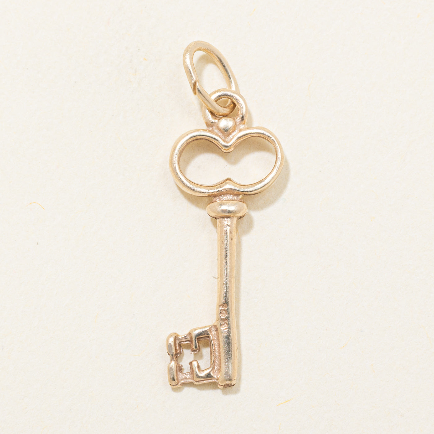 14k Yellow Gold Key Charm