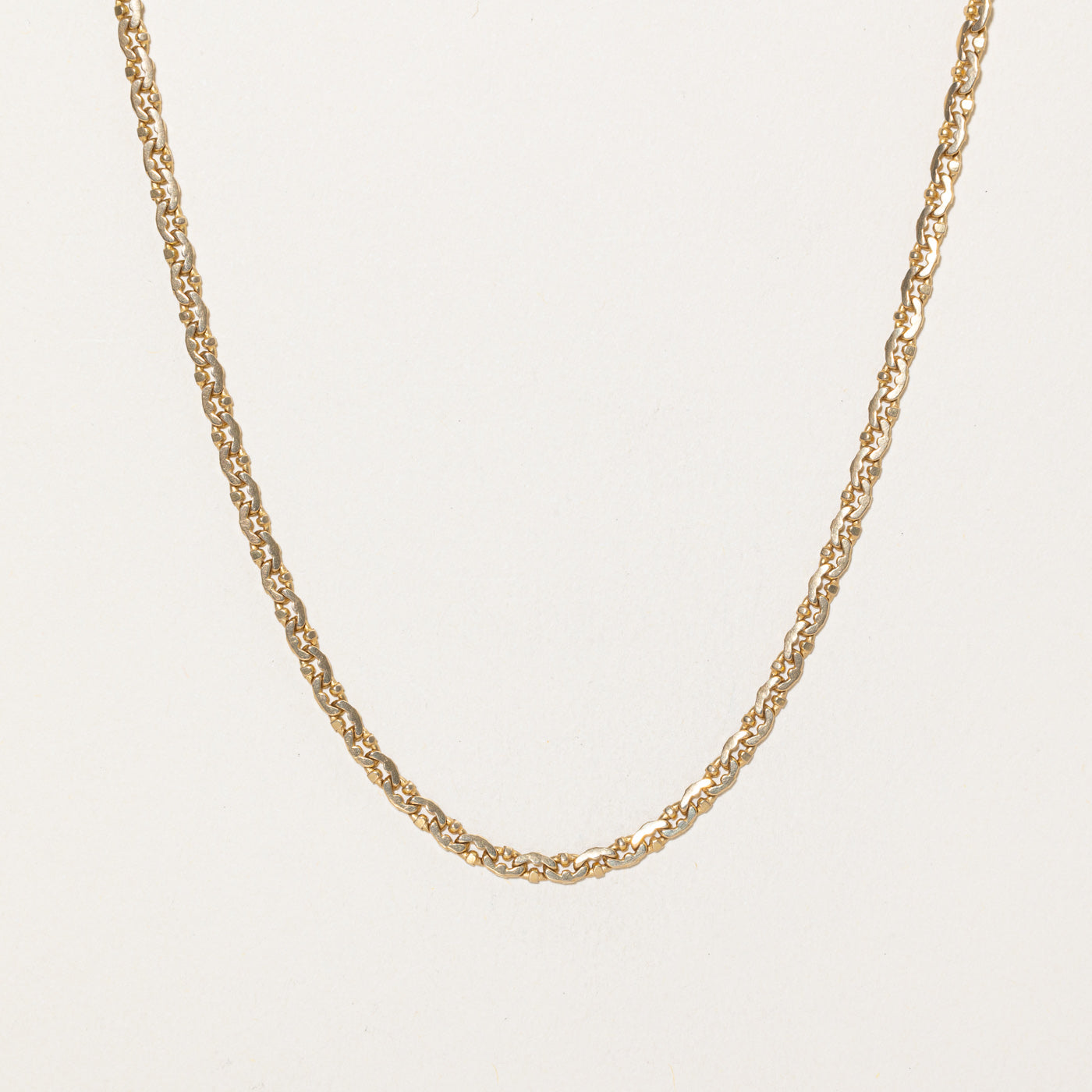 Italian 14K Yellow Gold Anchor Chain | 24"
