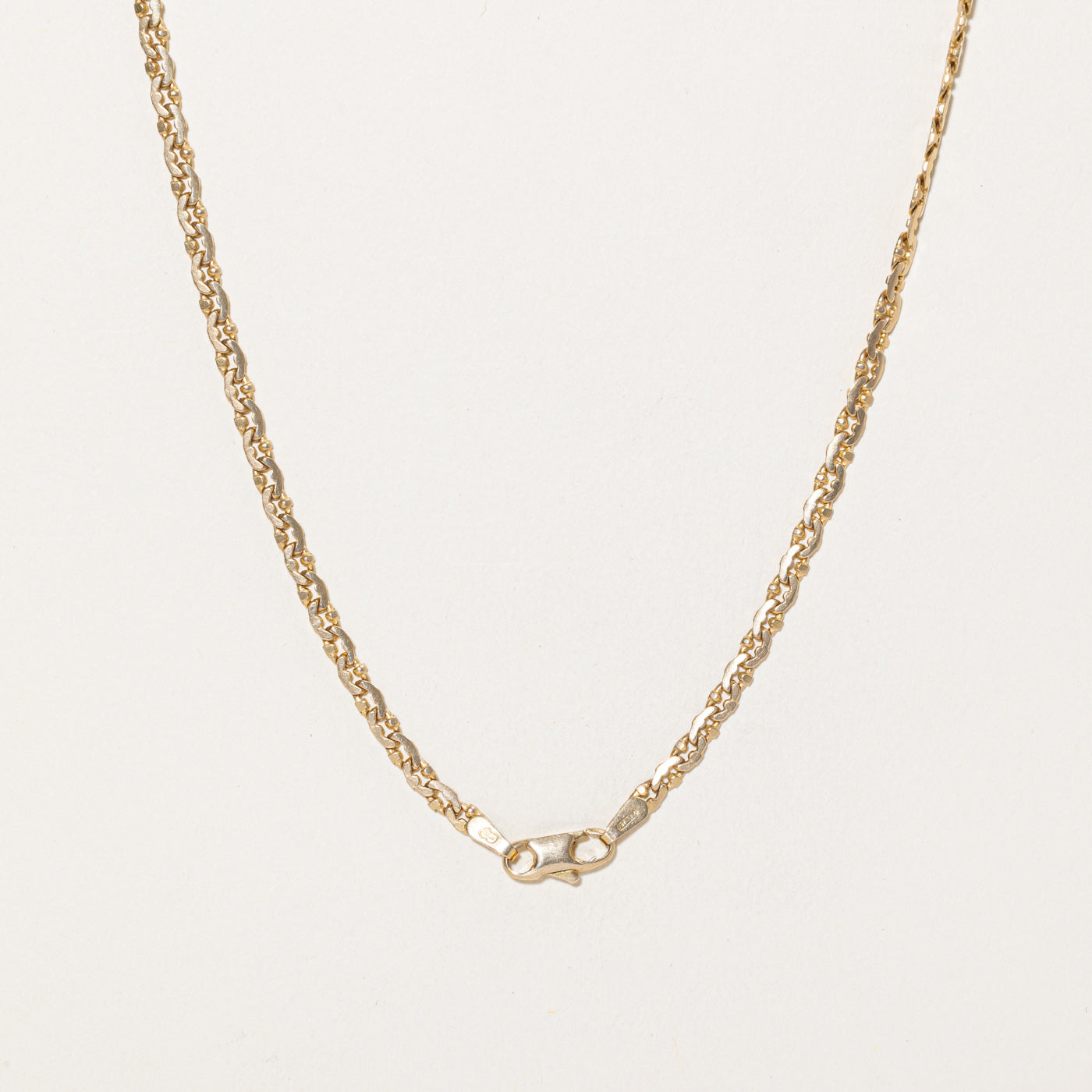Italian 14K Yellow Gold Anchor Chain | 24"
