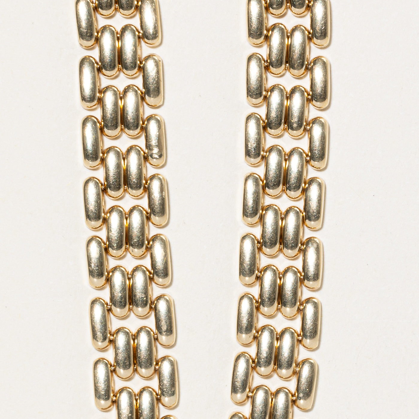 'Birks' 14K Yellow Gold Panther Link Chain | 16"