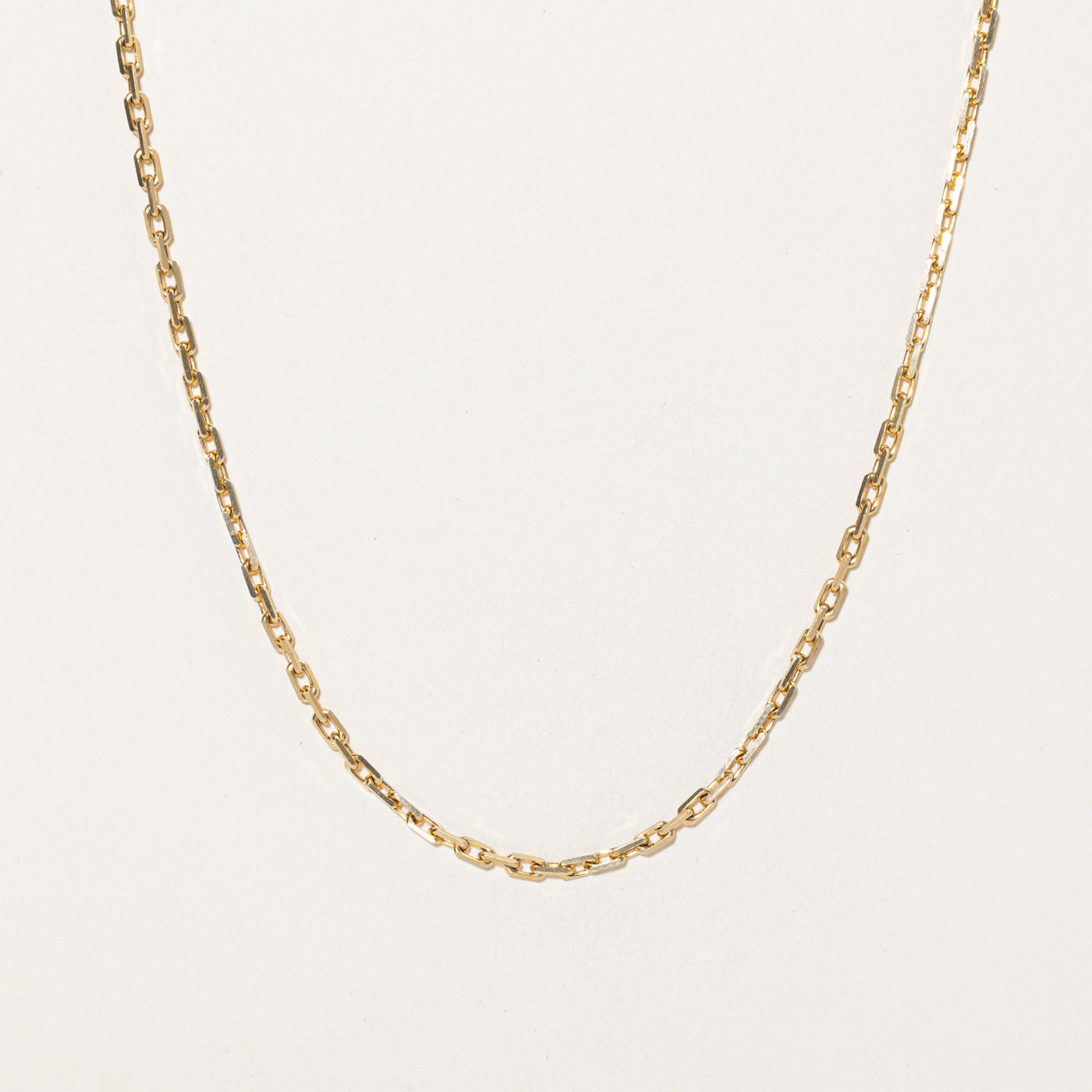 18K Yellow Gold Cable Link Chain | 23.5"