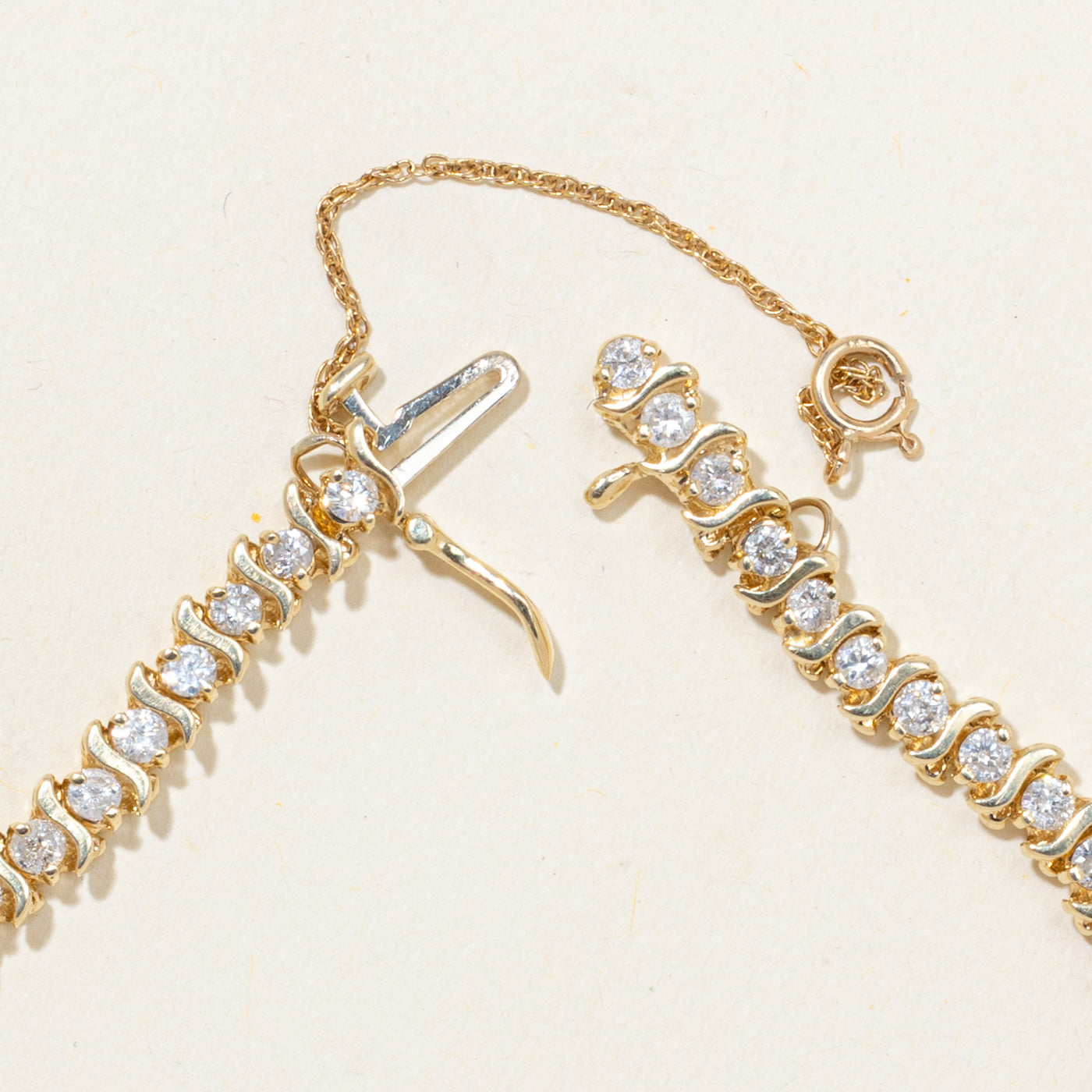 Diamond Wave Tennis Bracelet | 2.00ctw | 7.25"