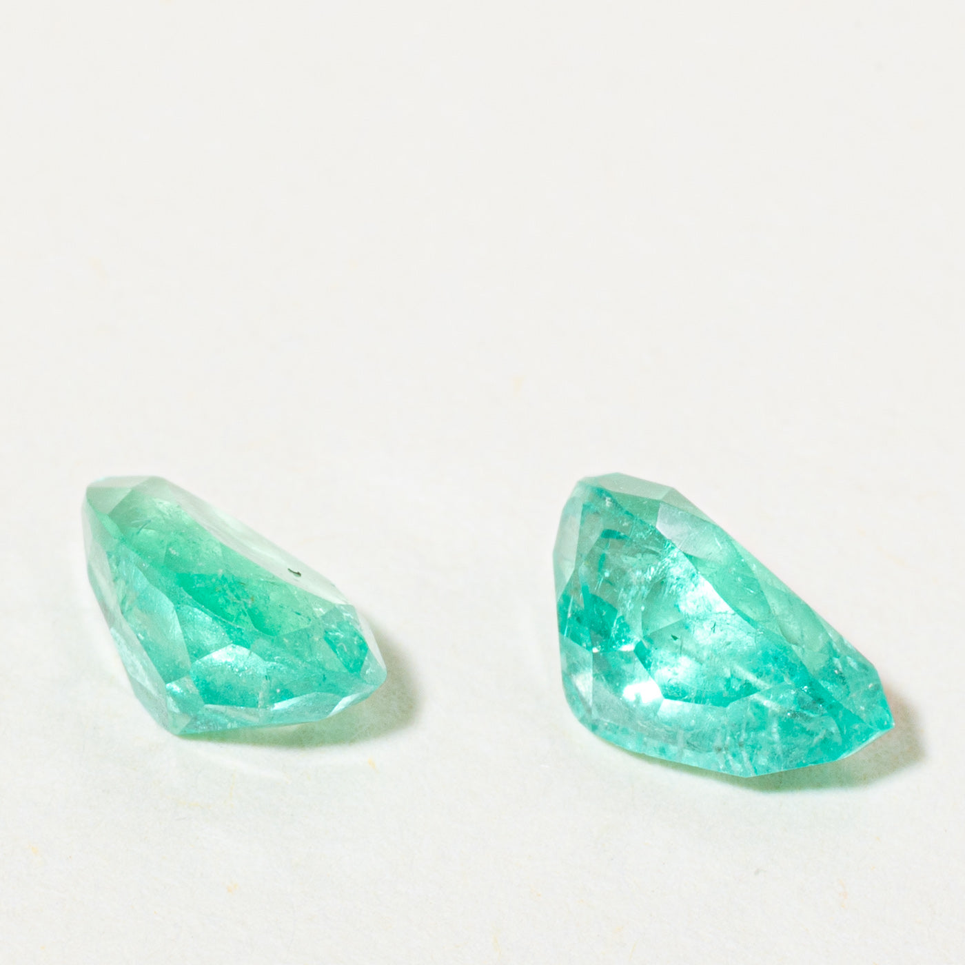 Pair of Pear Cut Loose Emerald | 1.97ctw