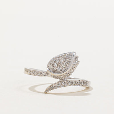 Diamond Rose Bud Ring | 0.25ctw | SZ 9 |