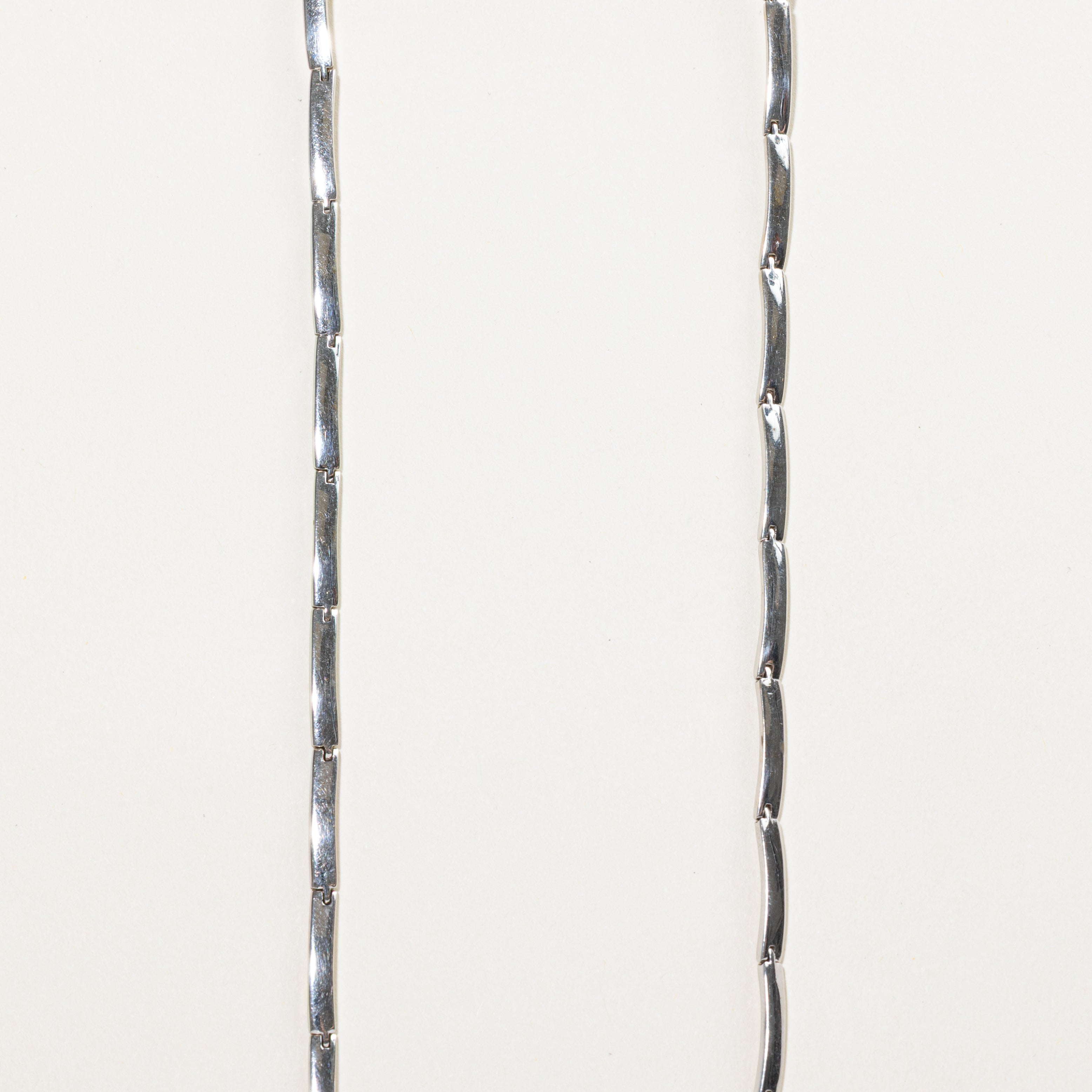 18k White Gold Diamond Clusters Necklace | 0.45ct | 16"