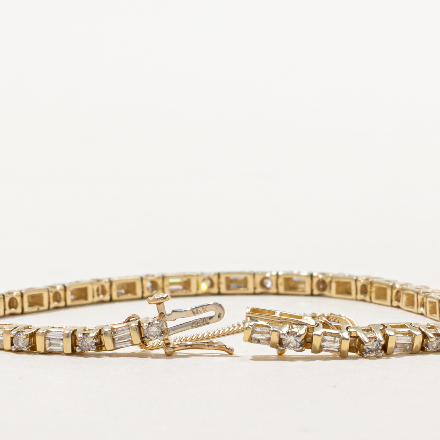 Mixed Cut Diamond Tennis Bracelet | 2.07ctw | 7.5"