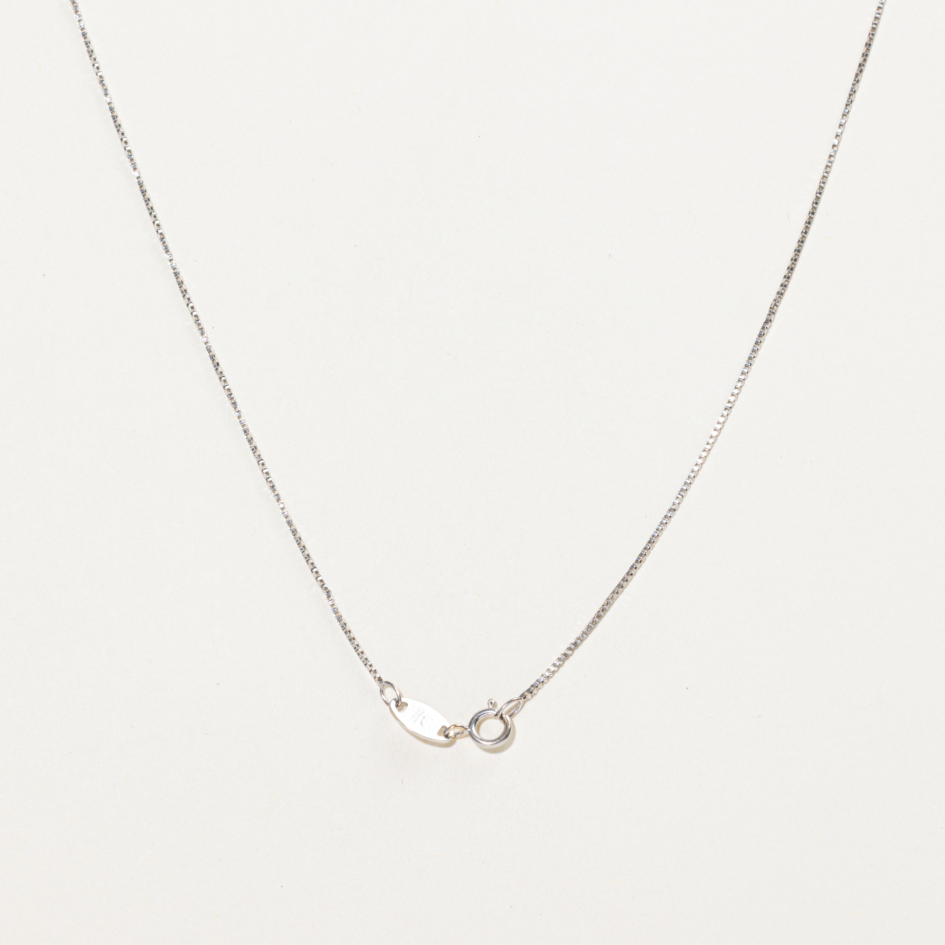 Diamond Circle Pendant Necklace | 0.22ct | 24"