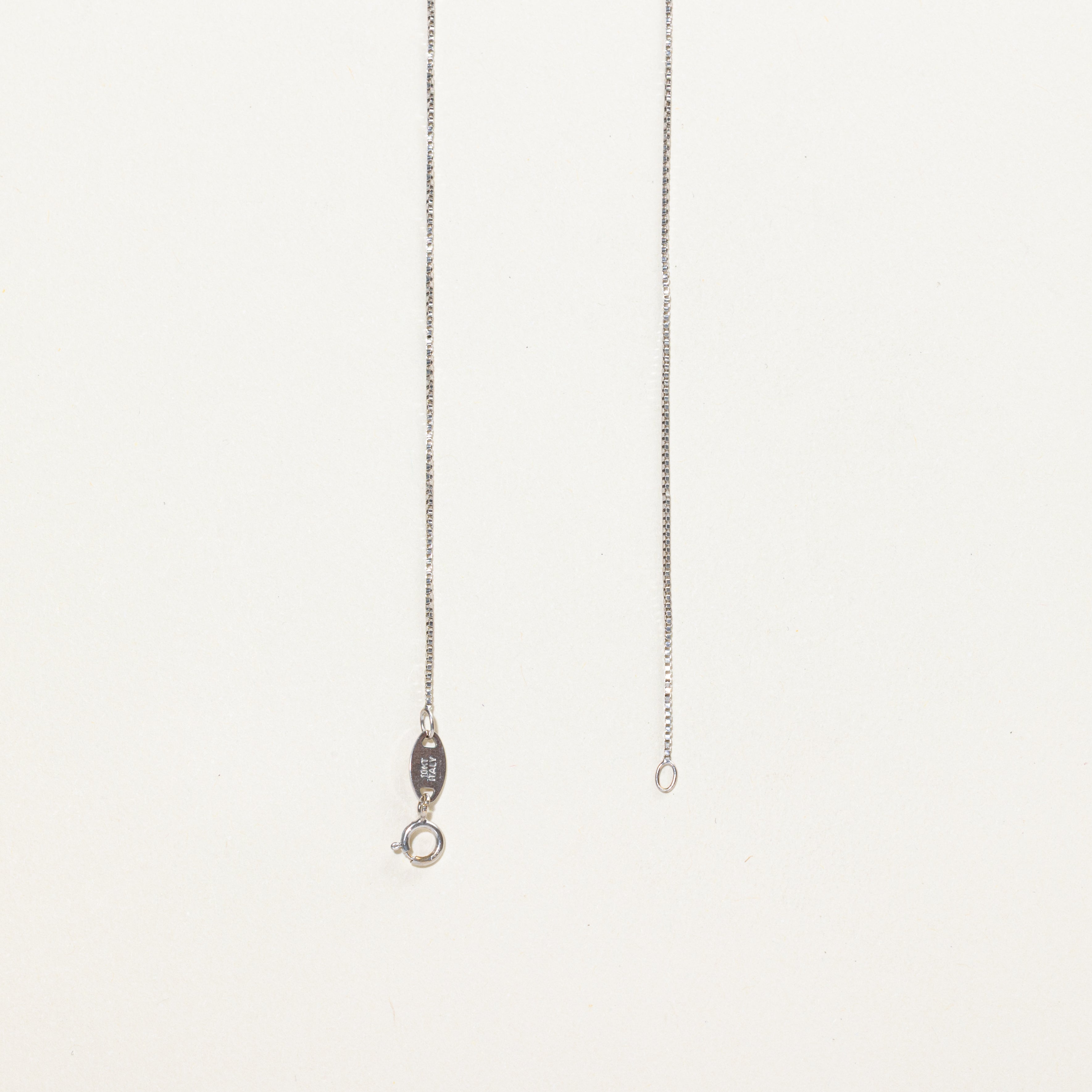 Diamond Circle Pendant Necklace | 0.22ct | 24"