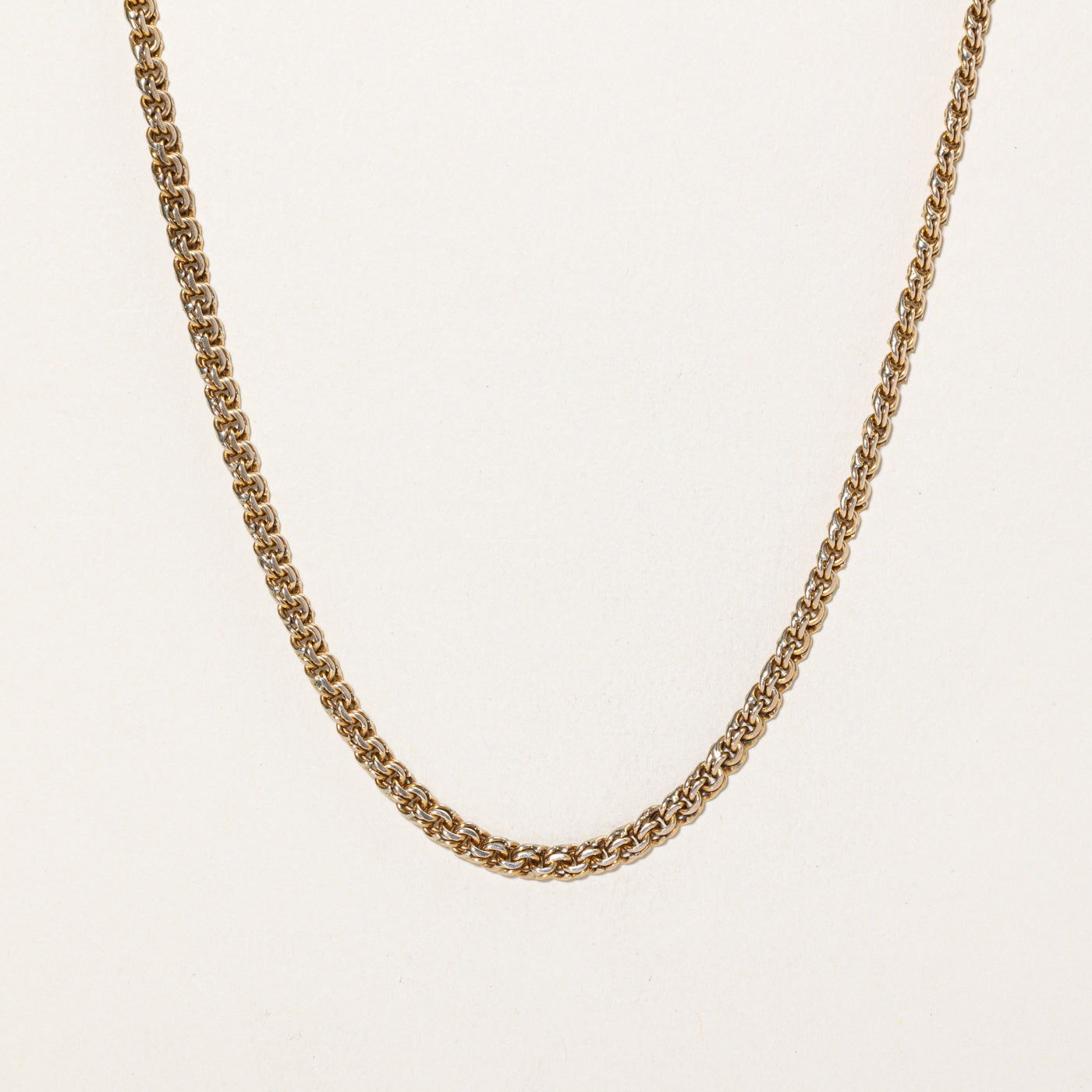 14K Yellow Gold Double Cable Chain | 20"