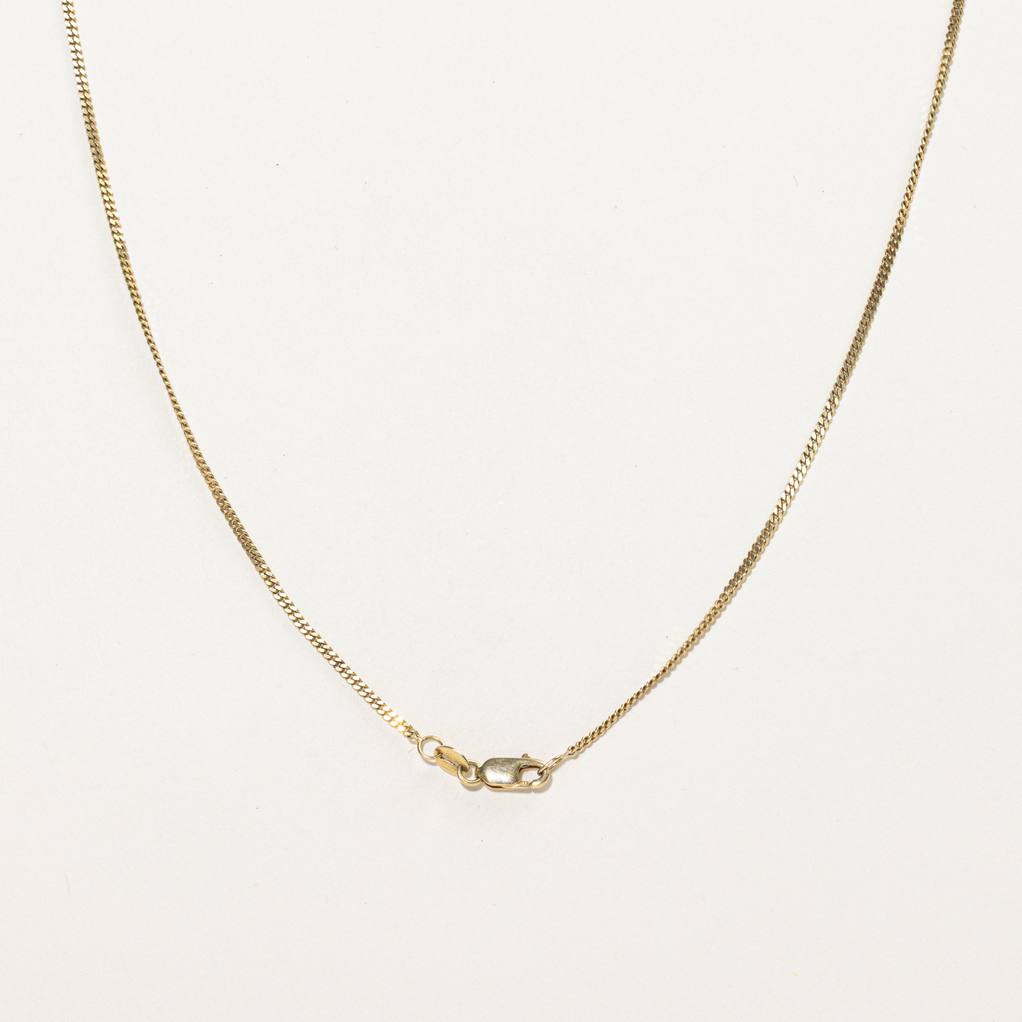 Bezel Set Diamond Pendant Necklace | 0.20ct | 22"