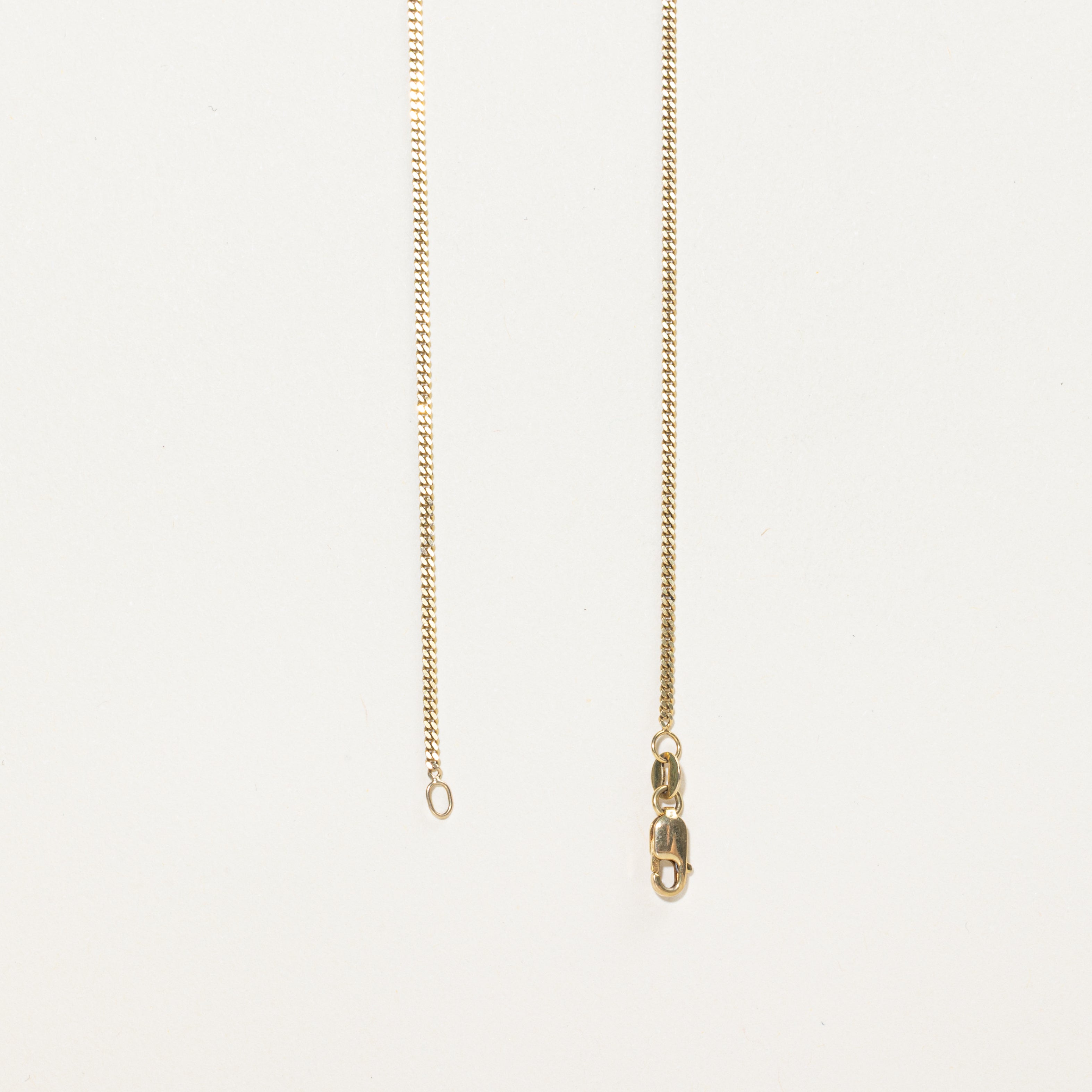 Bezel Set Diamond Pendant Necklace | 0.20ct | 22"