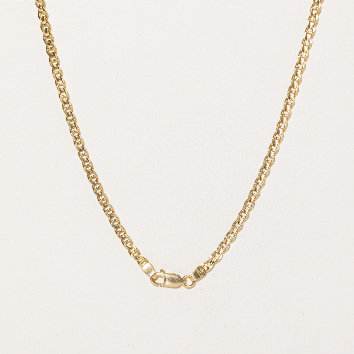 18K Rich Yellow Gold Anchor Chain | 25.5"