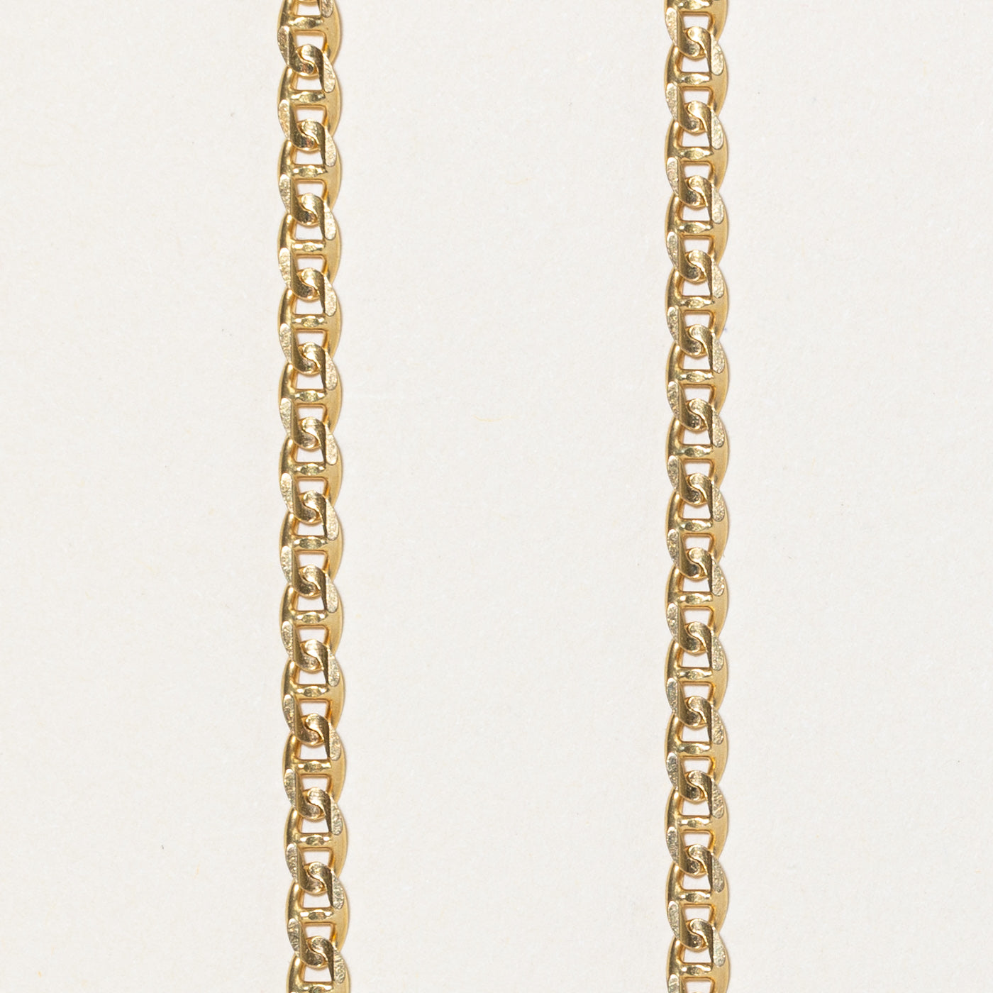 18K Rich Yellow Gold Anchor Chain | 25.5"