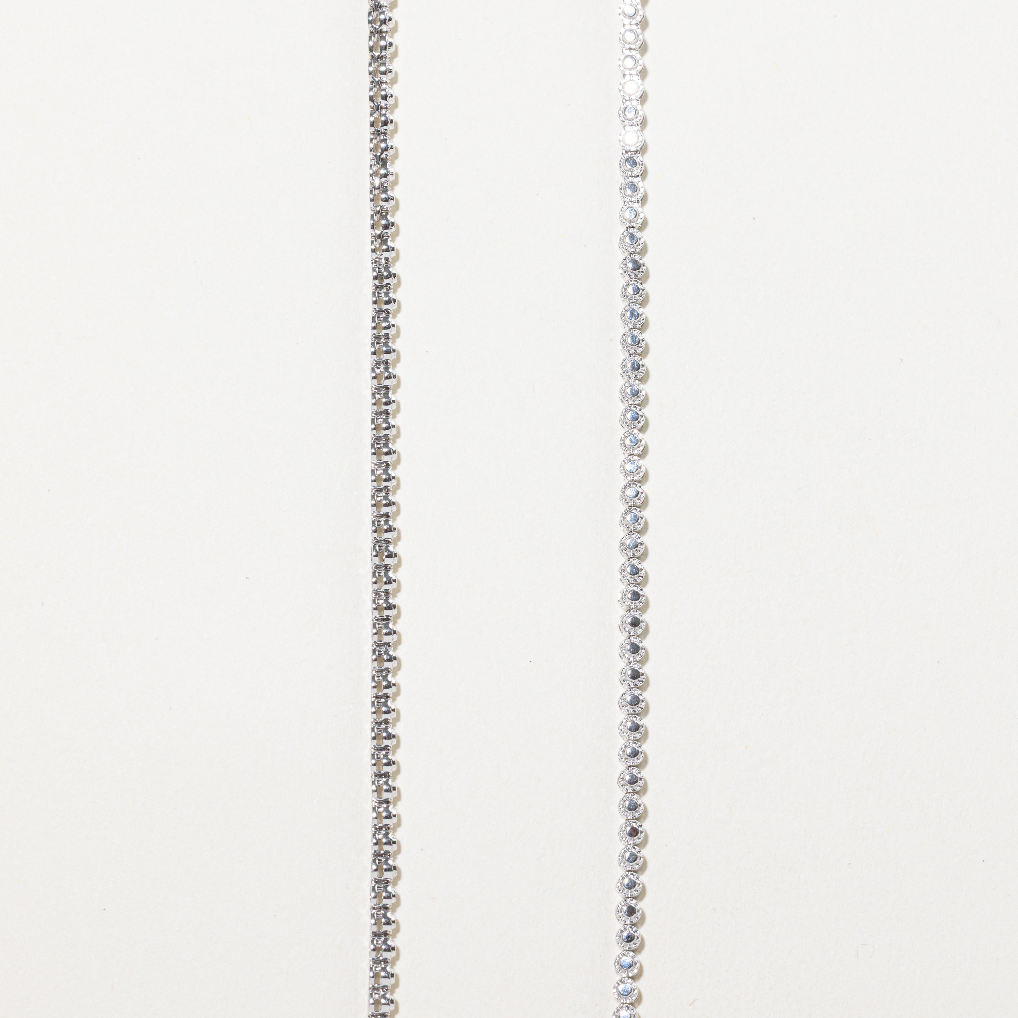 18k Mixed Cut Diamond Encrusted Layered Necklace | 2.11ct | 16"
