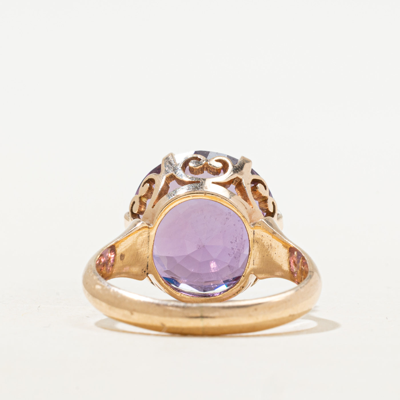 Round Cut Amethyst Cocktail Ring | 9.48ct | SZ 8.5