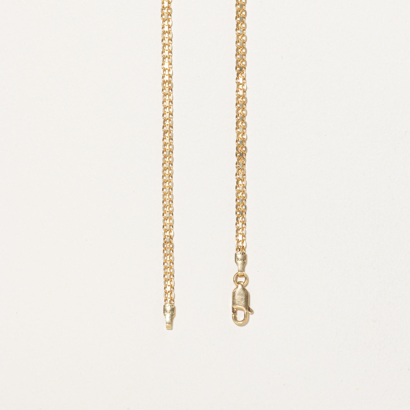 18K Yellow Gold Bismarck Chain | 24"