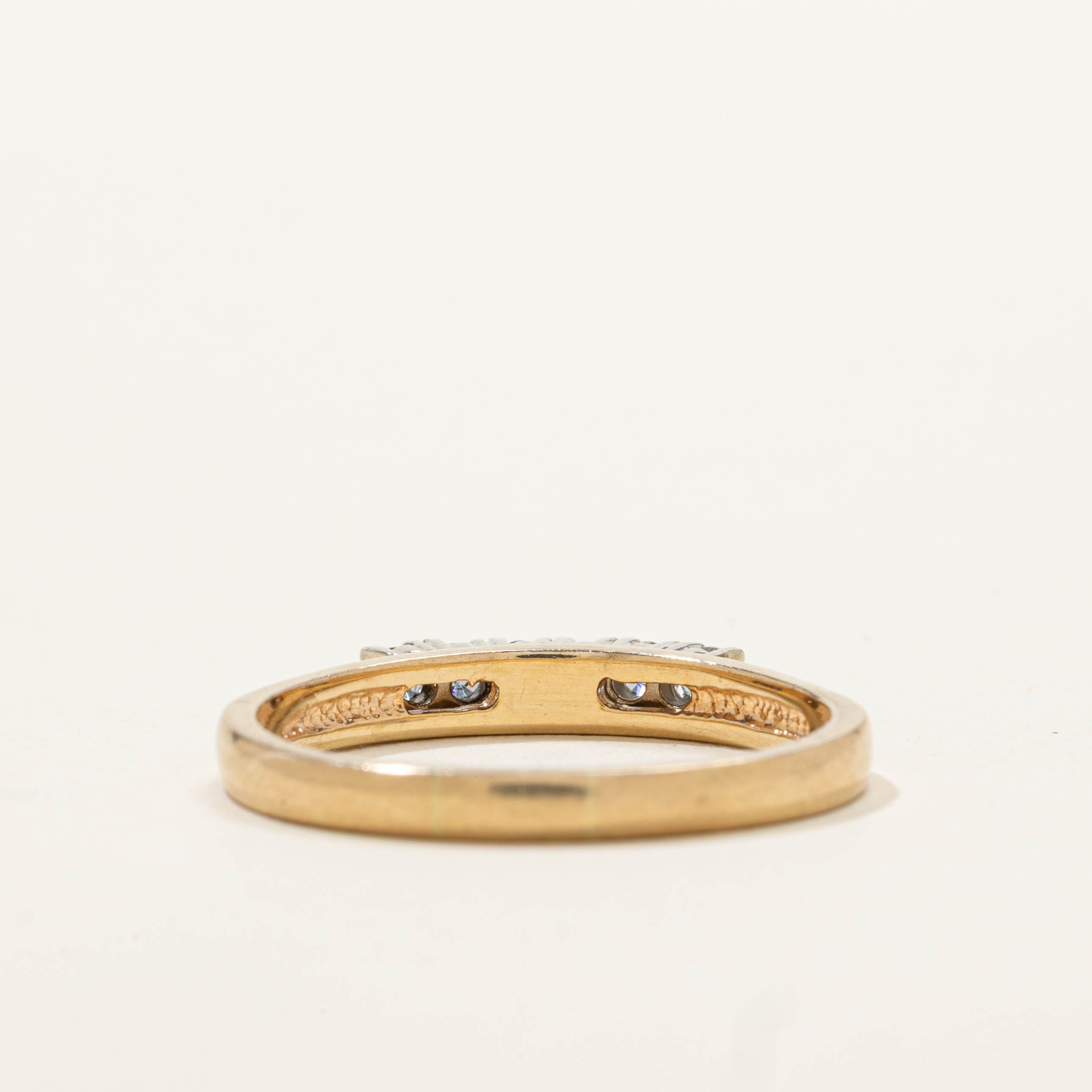 14k Six Stone Diamond Band | SZ 8.5