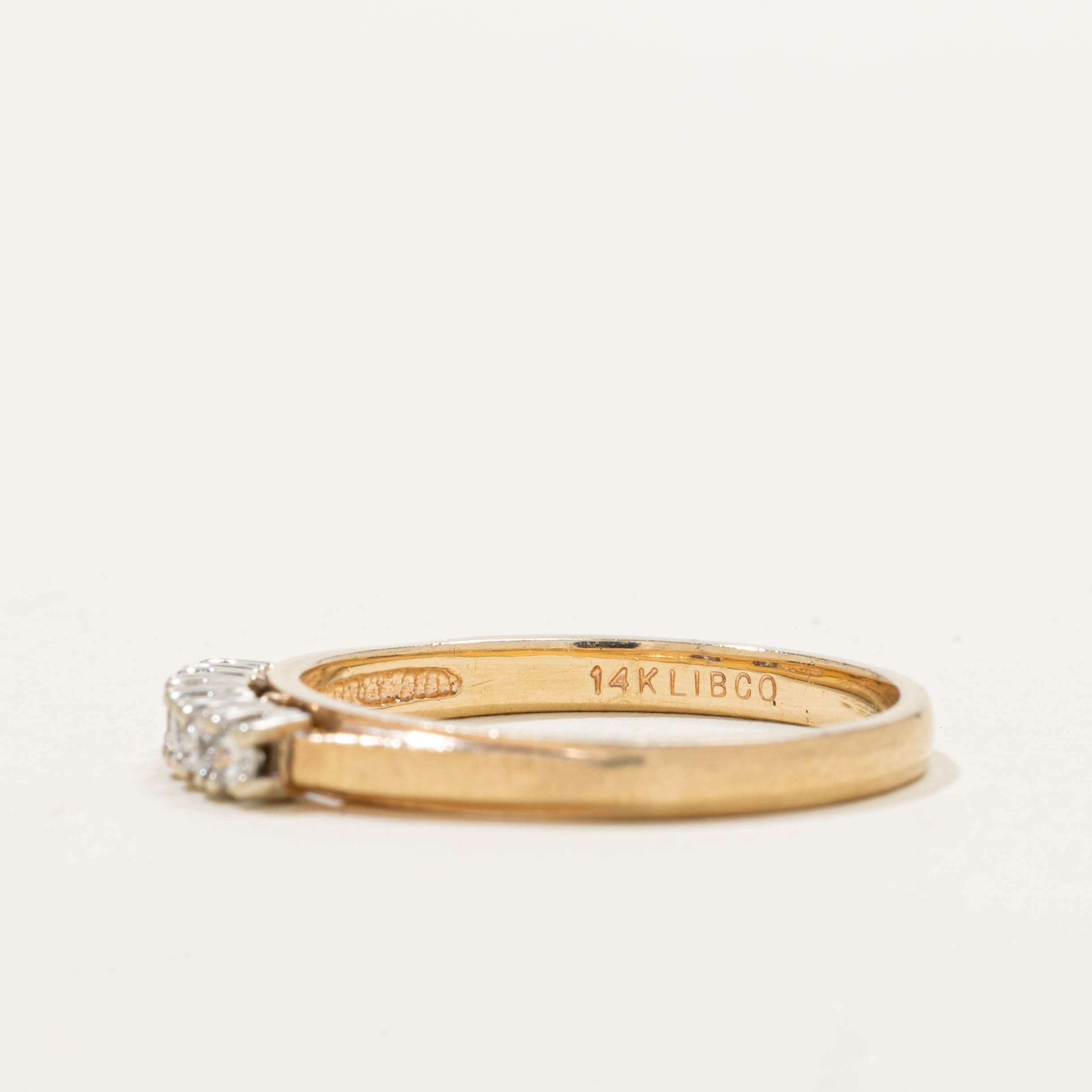 14k Six Stone Diamond Band | SZ 8.5