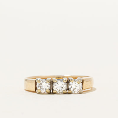 'Birks' Three Stone Diamond Ring | 0.47ctw | SZ 5.25