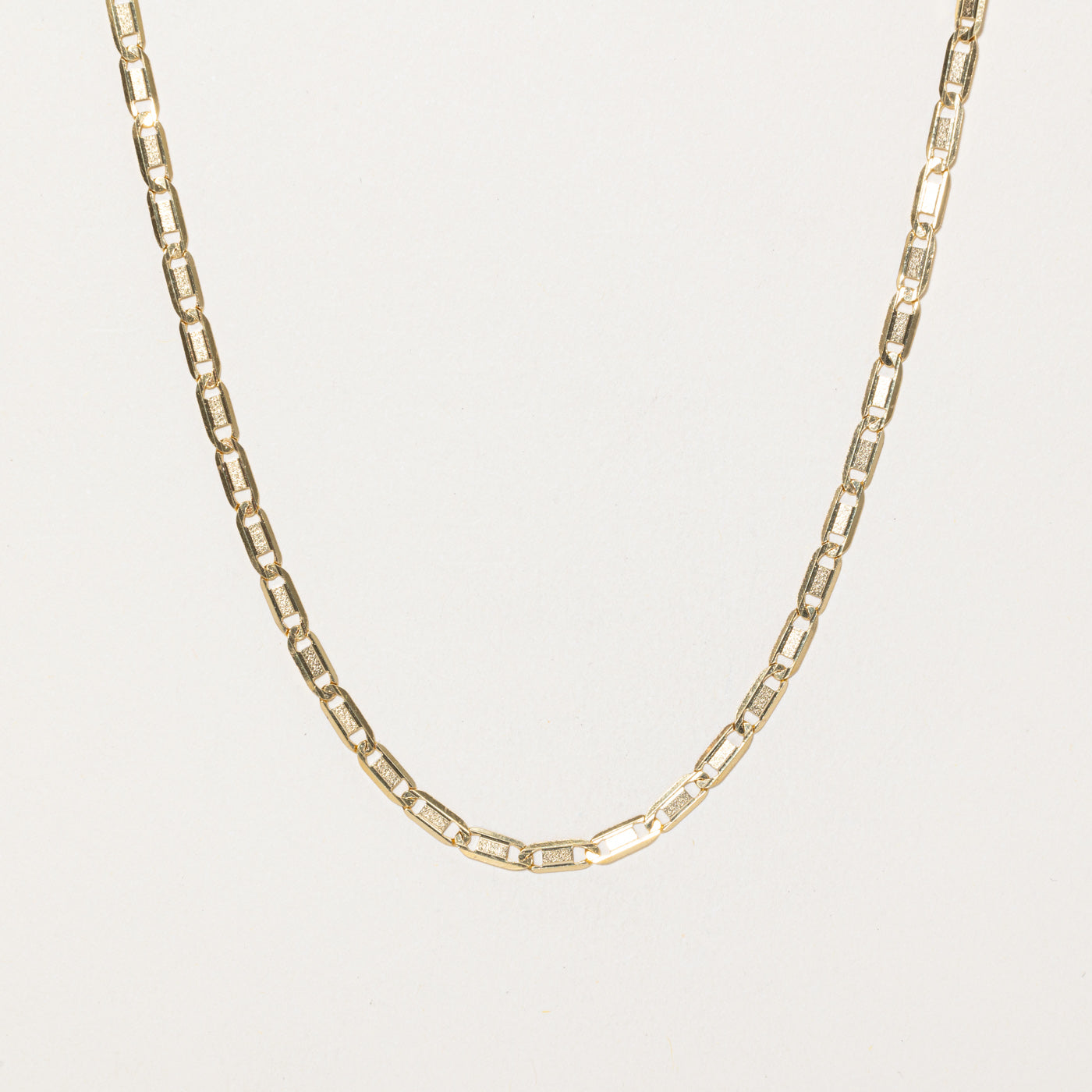 Italian 18K Yellow Gold Anchor Chain | 23.5"