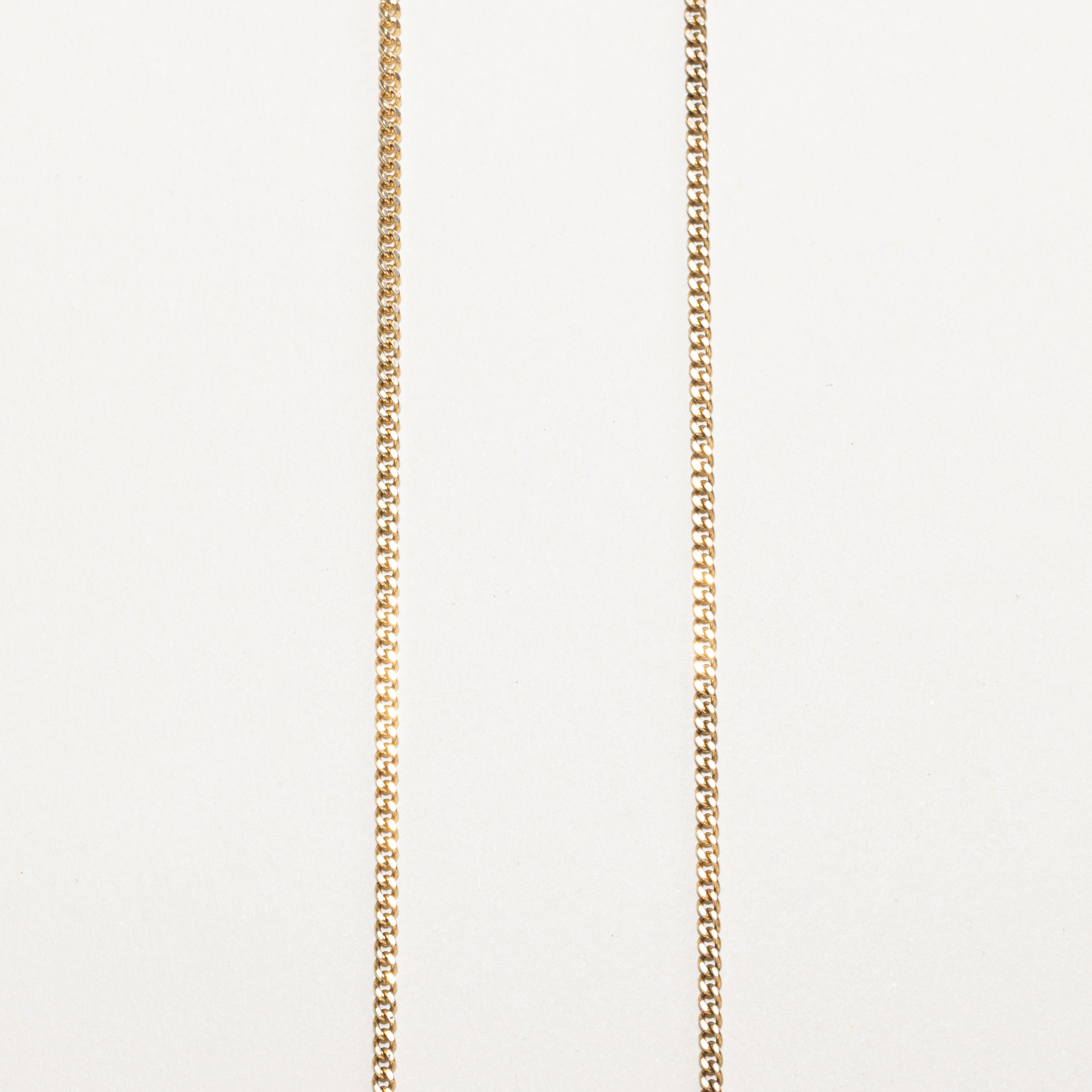 10k Yellow Gold Curb Link Chain | 20"