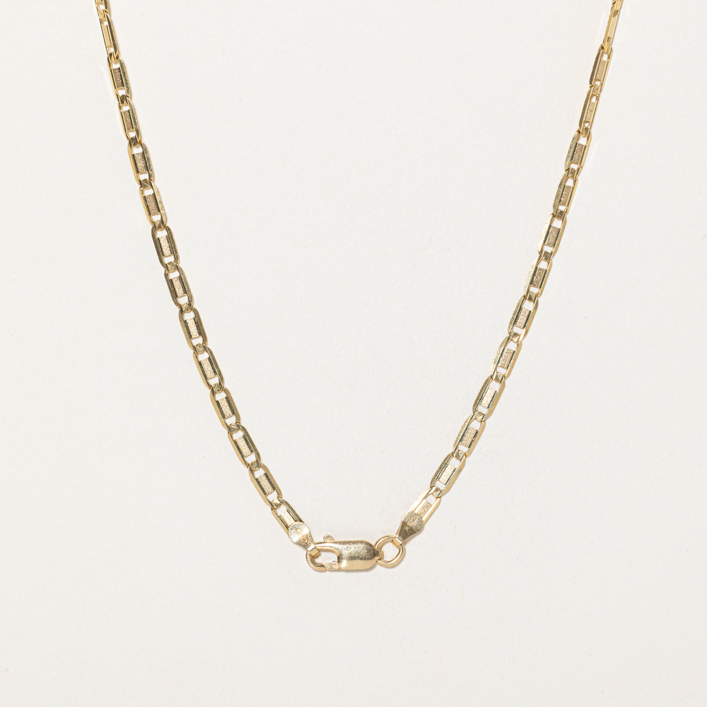 Italian 18K Yellow Gold Anchor Chain | 23.5"