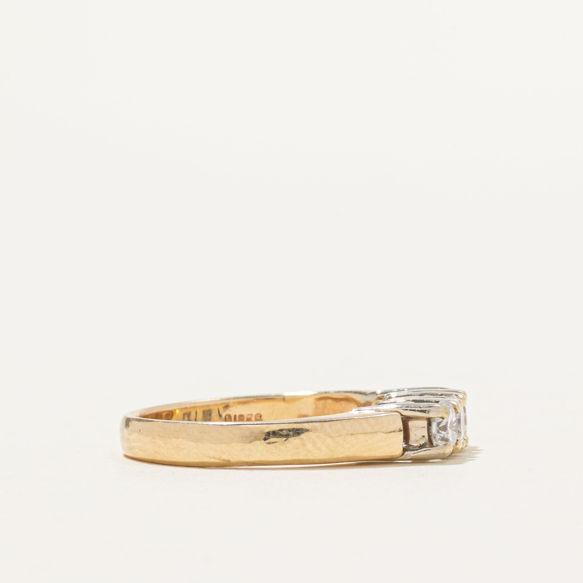 'Birks' Three Stone Diamond Ring | 0.47ctw | SZ 5.25