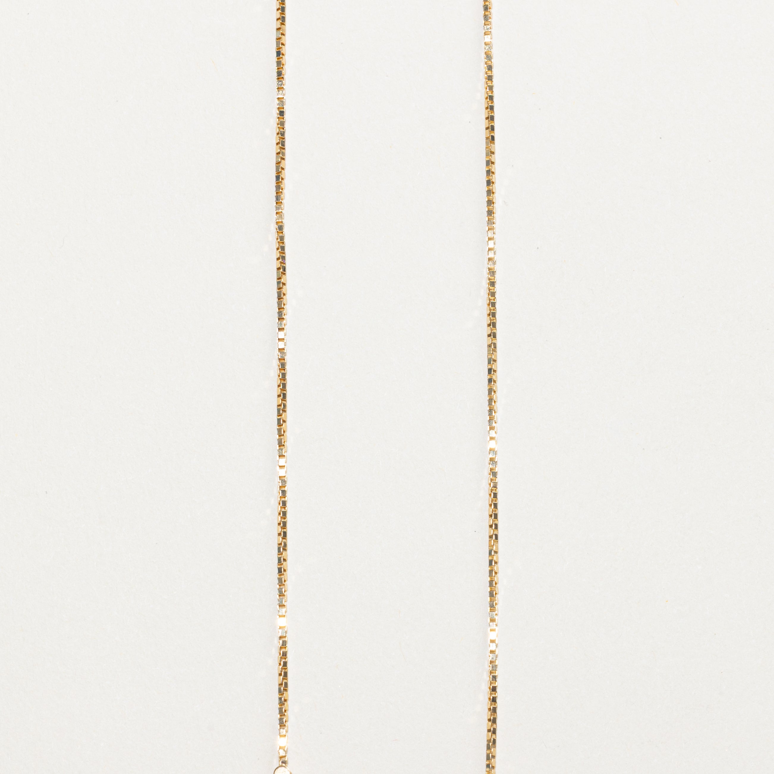 Yellow Gold Solitaire Diamond Pendant Necklace | 0.30ct | 18"