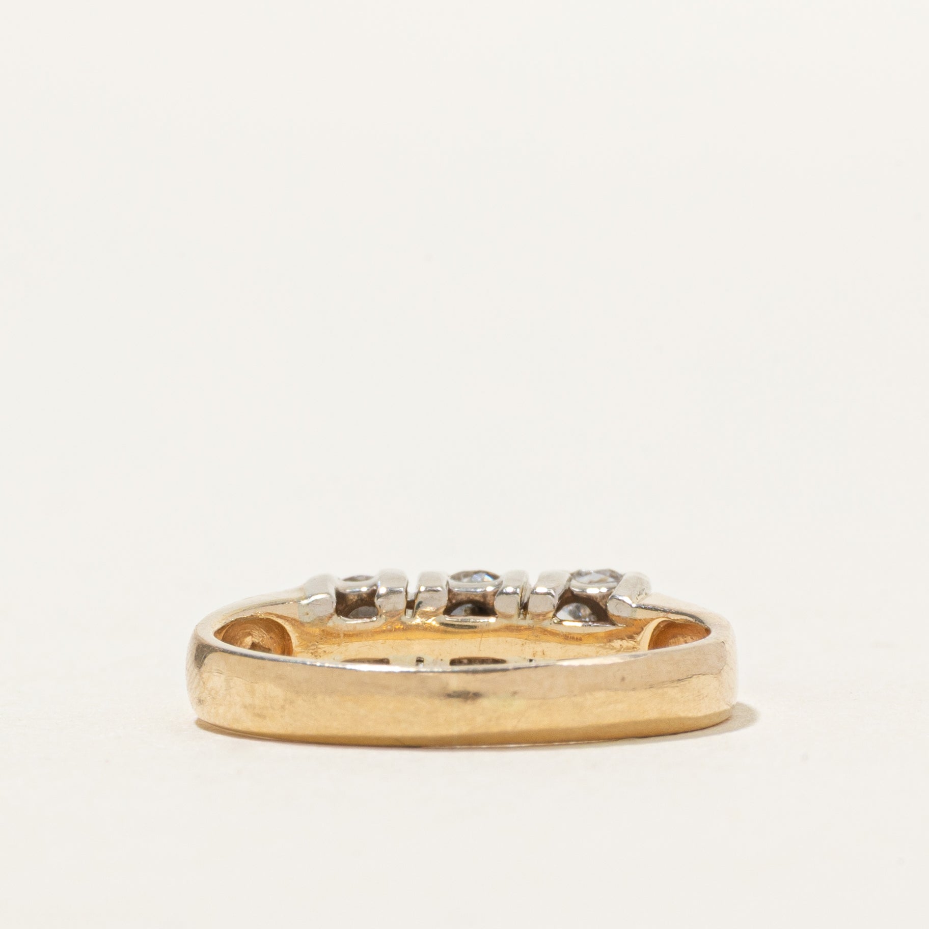 'Birks' Three Stone Diamond Ring | 0.47ctw | SZ 5.25