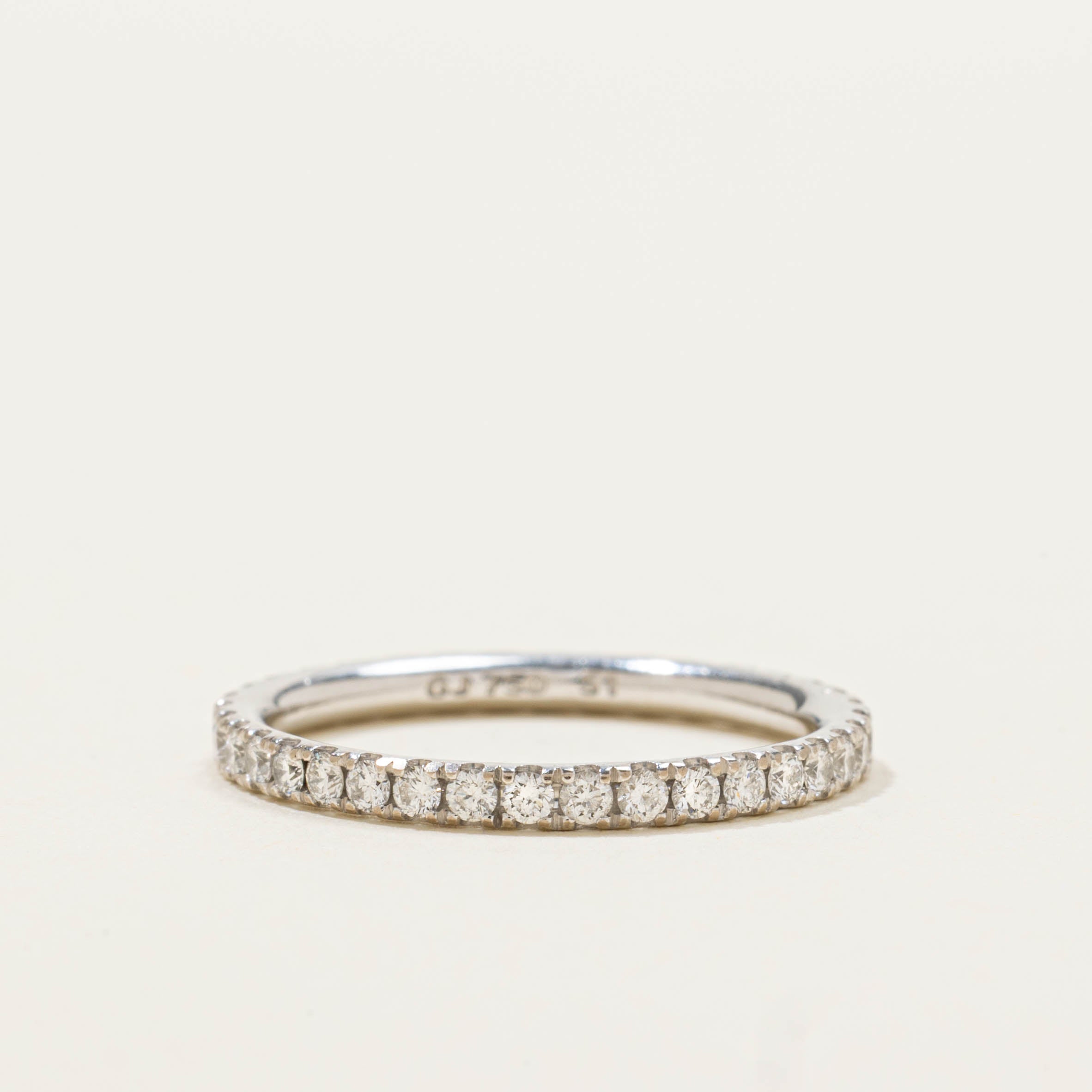 18k Eternity Diamond Band | 1.85mm | SZ 5.25