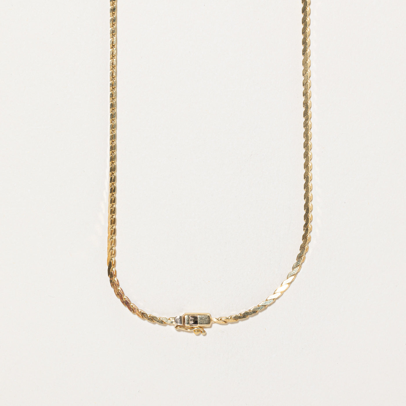 14K Yellow Gold Oval Satellite Chain | 24"