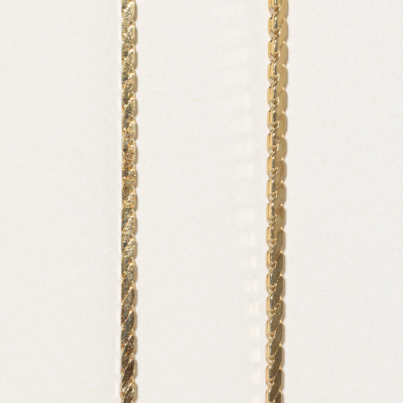 14K Yellow Gold Oval Satellite Chain | 24"