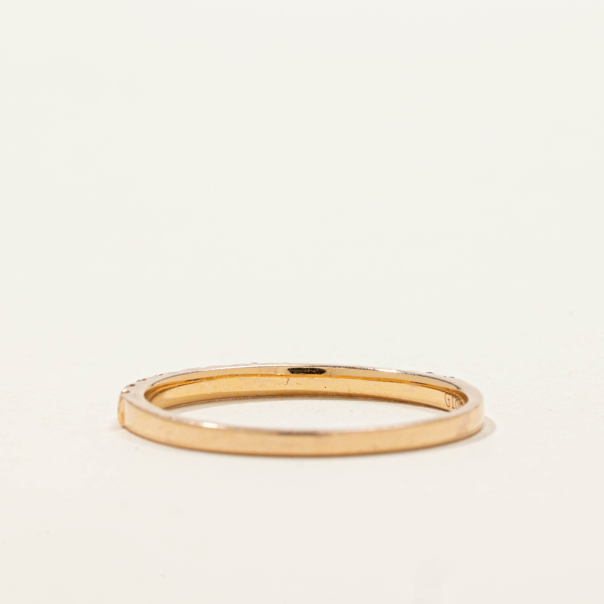 18k Semi Eternity Diamond Band | 1.75mm | SZ 6.75
