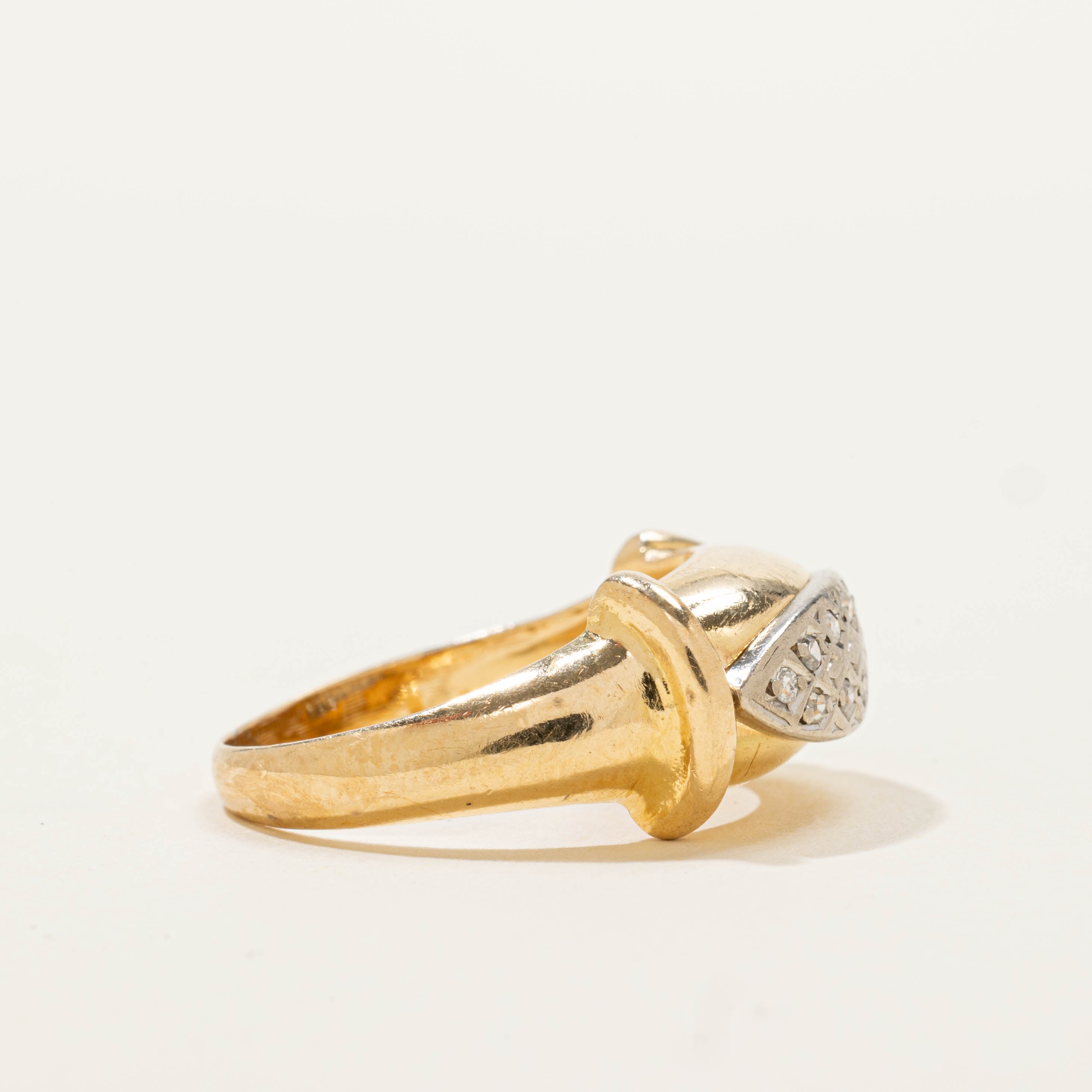 18k Diamond Marquise Cluster Design Ring | SZ 7.25