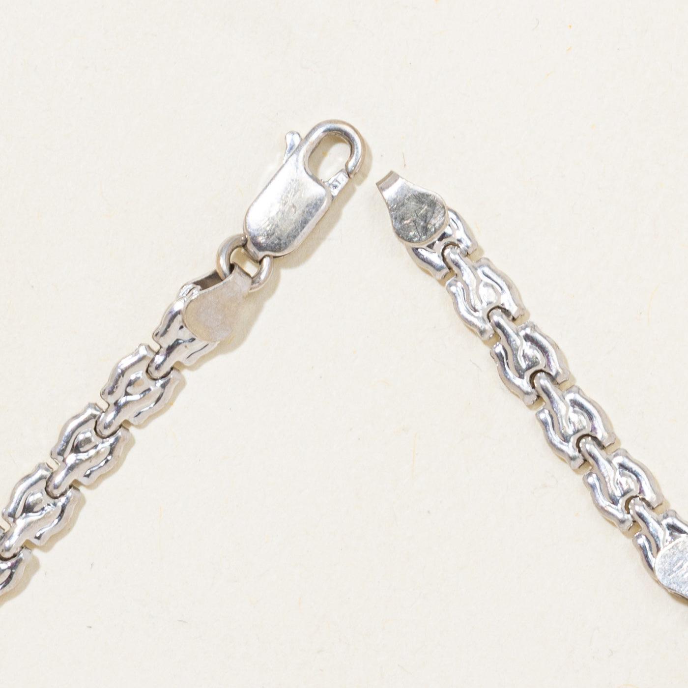 Three Stone Diamond Fancy Link Bracelet | 0.03ctw | 7.25"