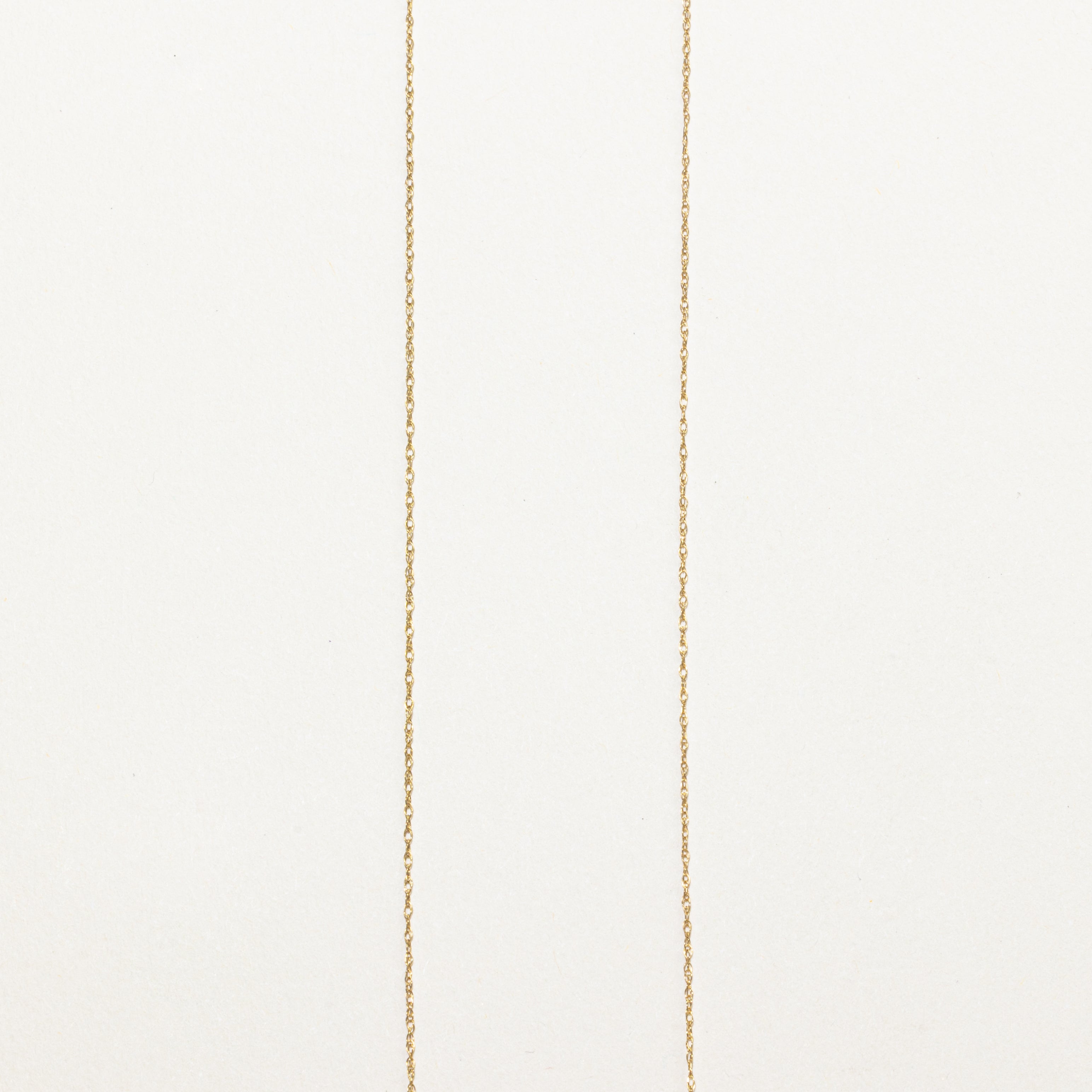 Yellow Gold Diamond Round Cluster Pendant Necklace | 0.20ctw | 18"