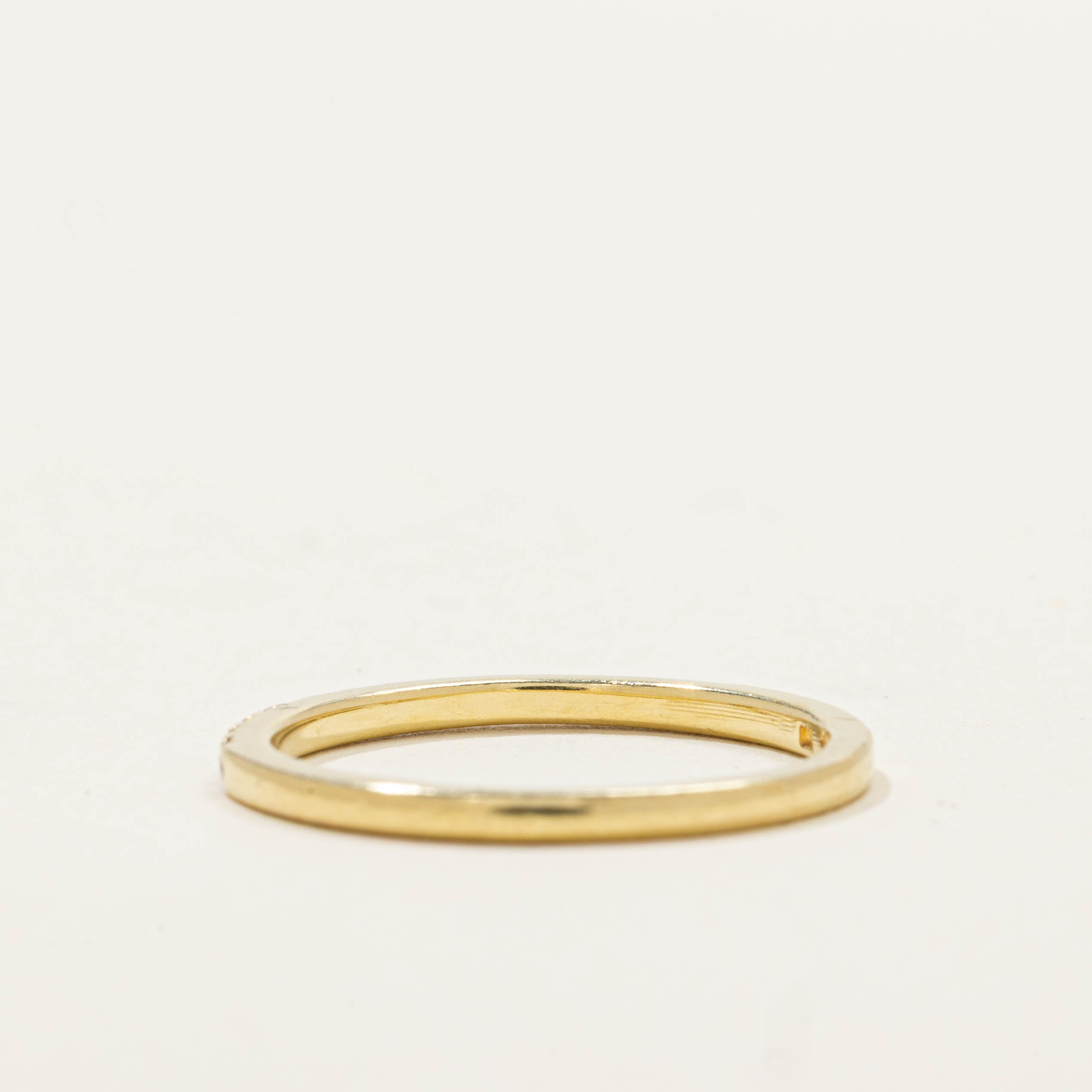 18k Semi Eternity Diamond Band | 1.45mm | SZ 5.75