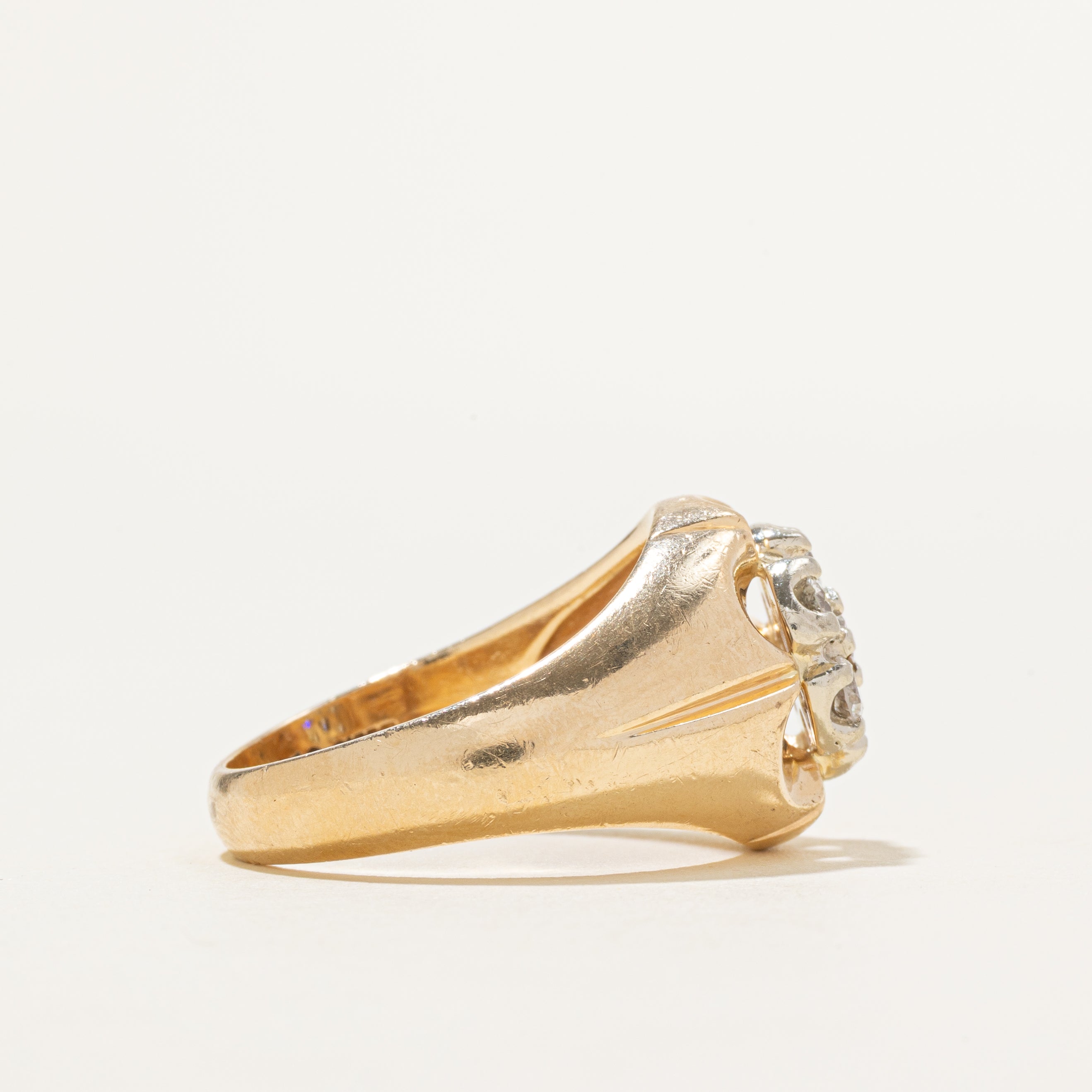 'Birks' Diamond Cluster Cocktail Ring | 0.68ctw | SZ 10.75