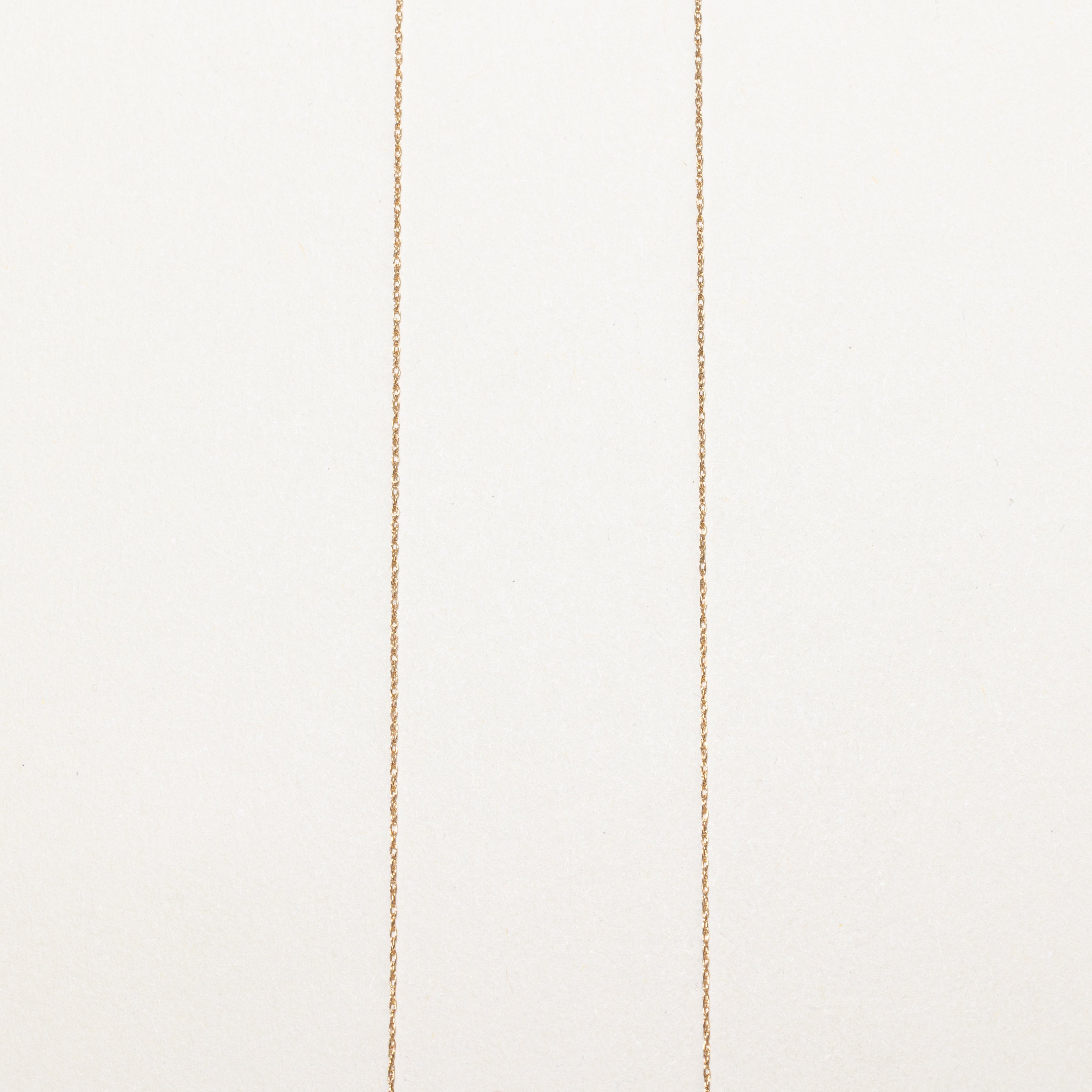 Chaîne à maillons câble en or jaune 10 carats | 48 cm
