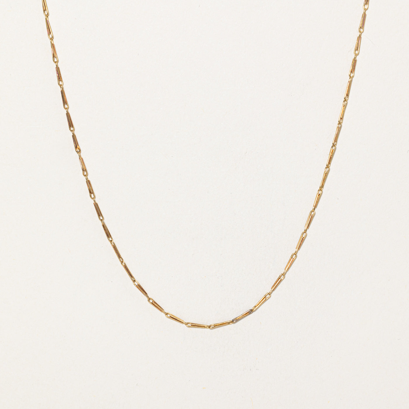 18K Yellow Gold Thin Chain | 19"