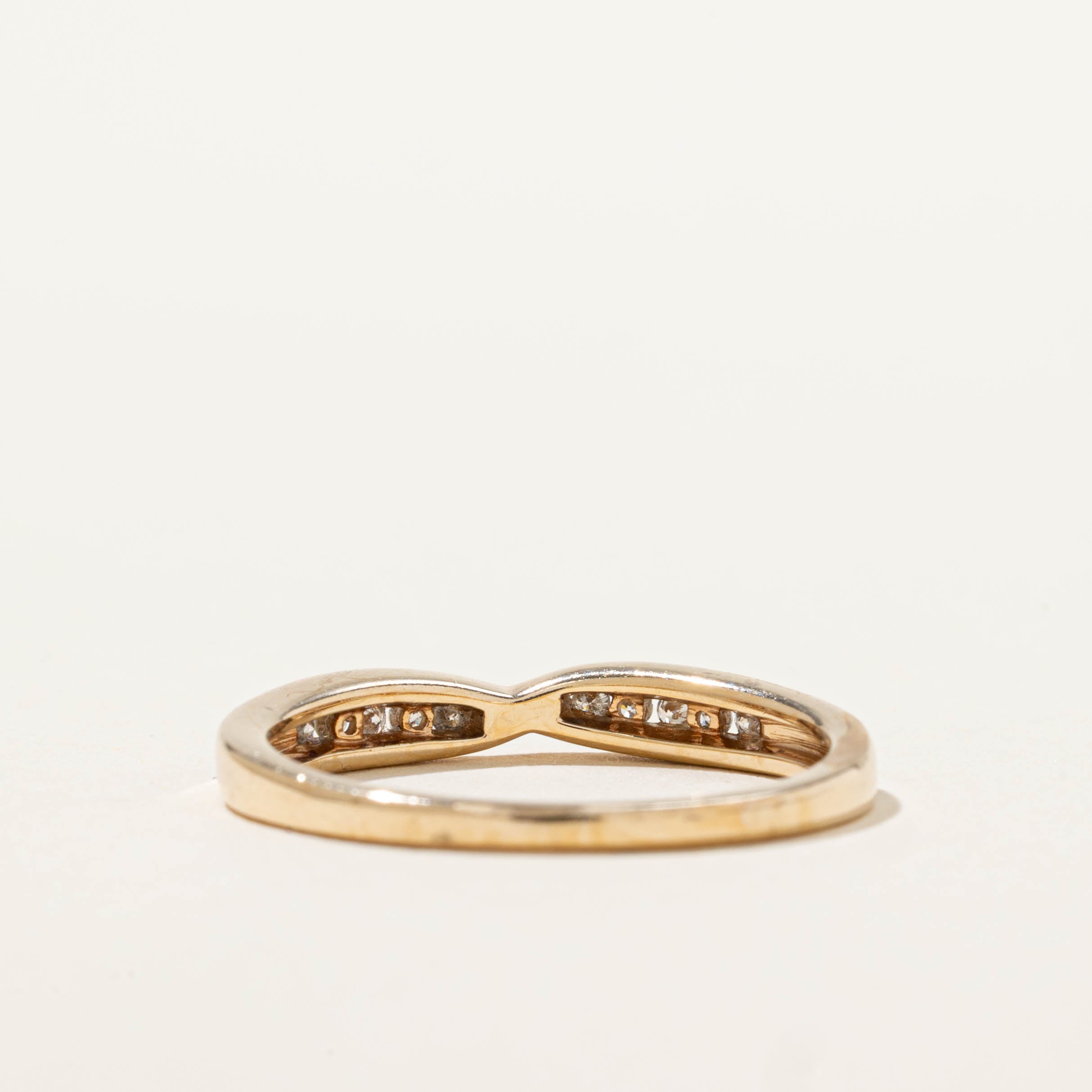 10k Diamond Crossover Band | SZ 7.5