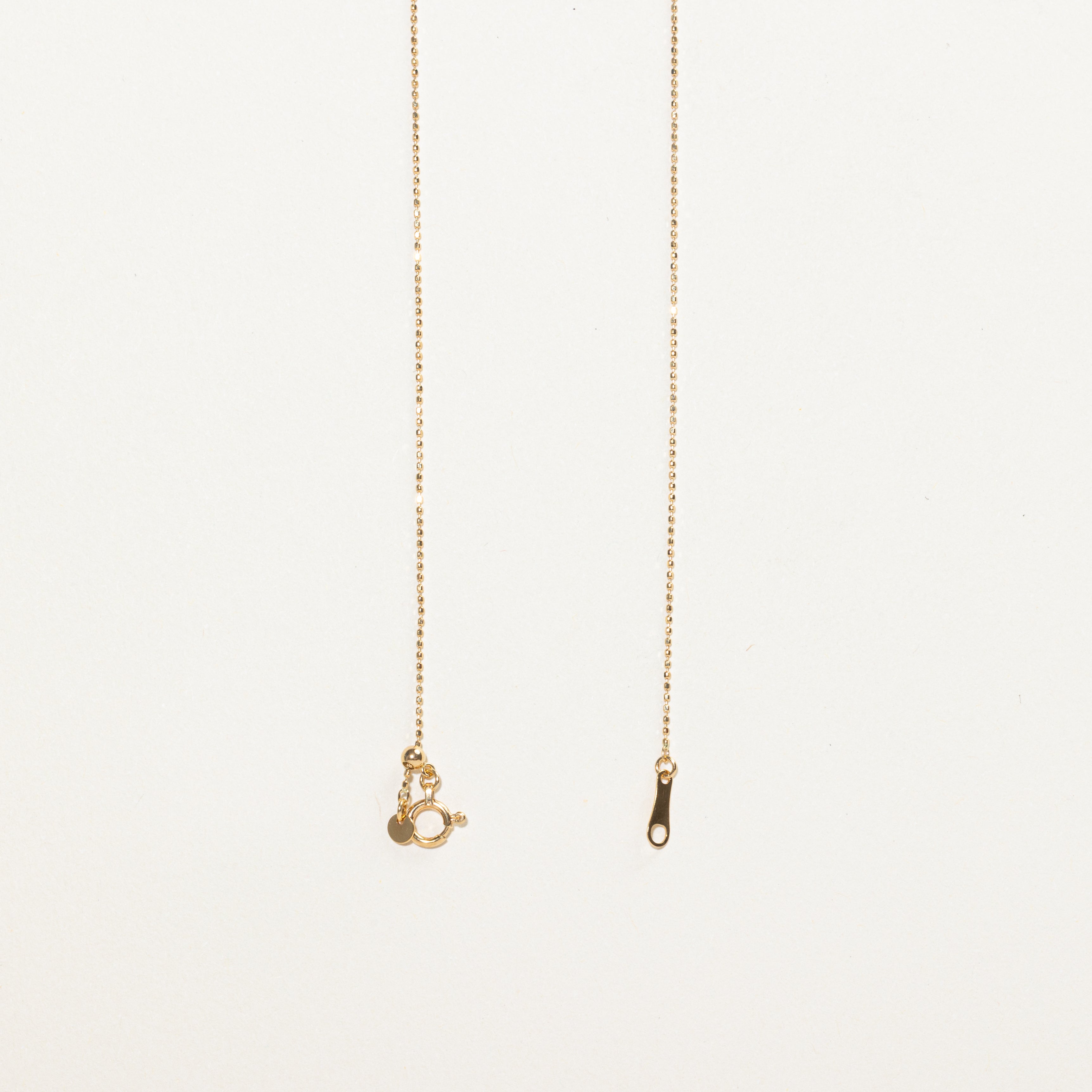 18k Yellow Gold Brown Diamond Satellite Necklace | 0.42ctw | 18"