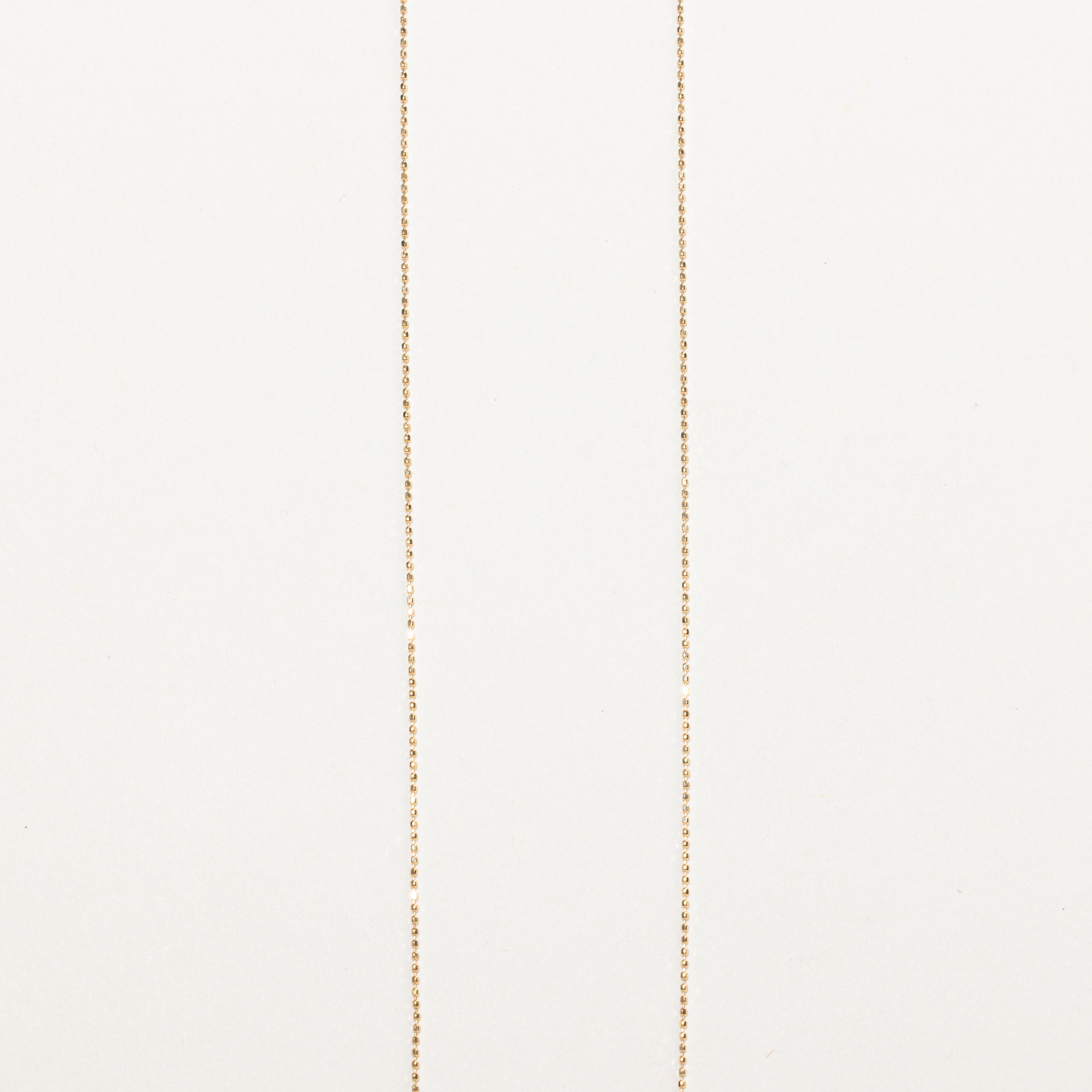 18k Yellow Gold Brown Diamond Satellite Necklace | 0.42ctw | 18"