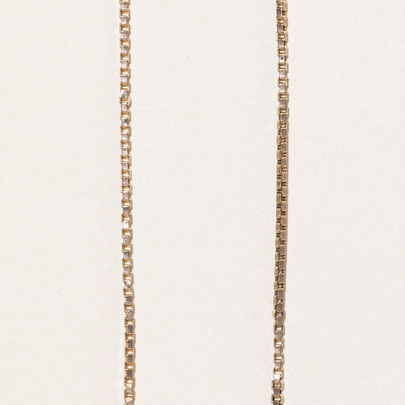 10K Rose Gold Box Link Chain | 19.5"