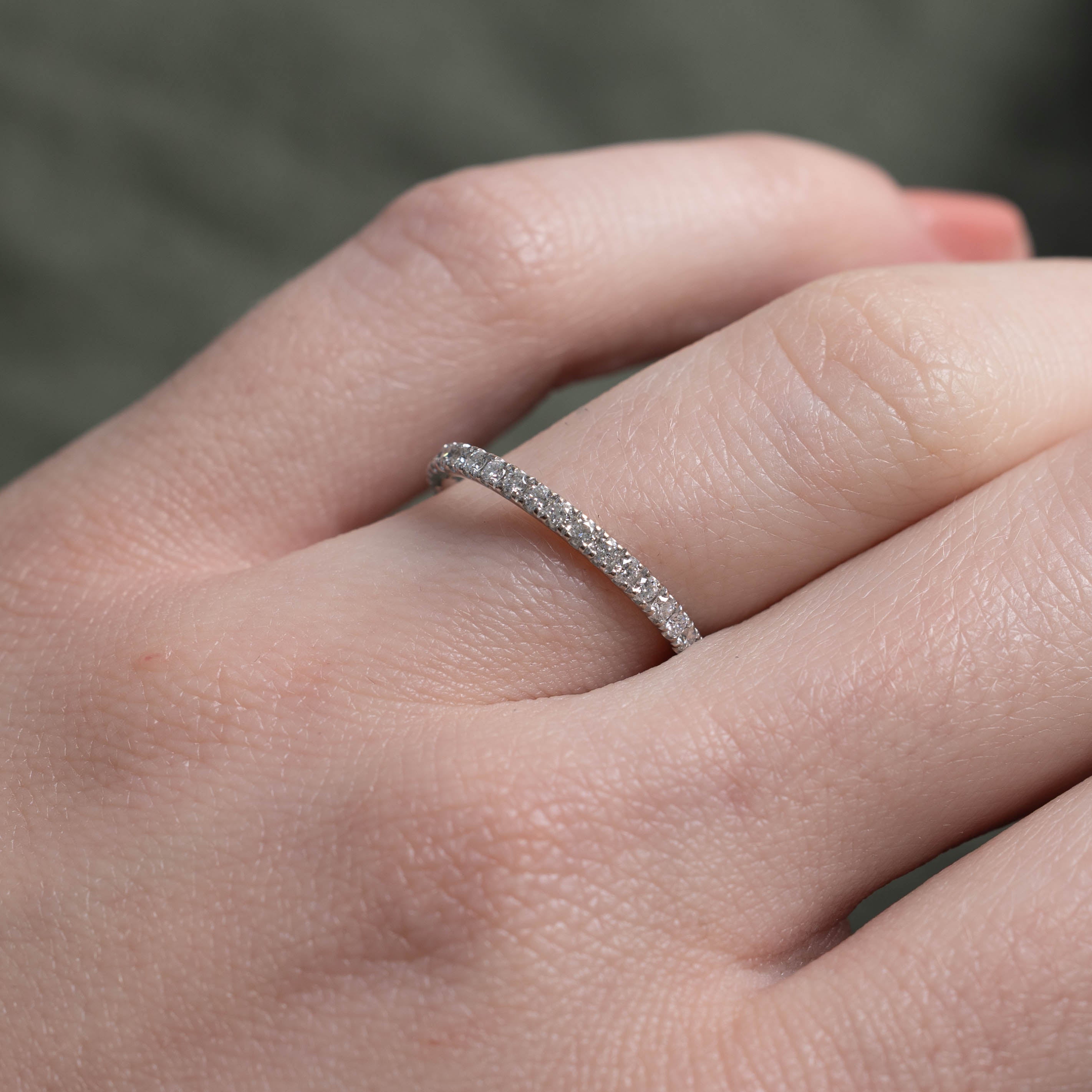 18k Eternity Diamond Band | 1.85mm | SZ 5.25