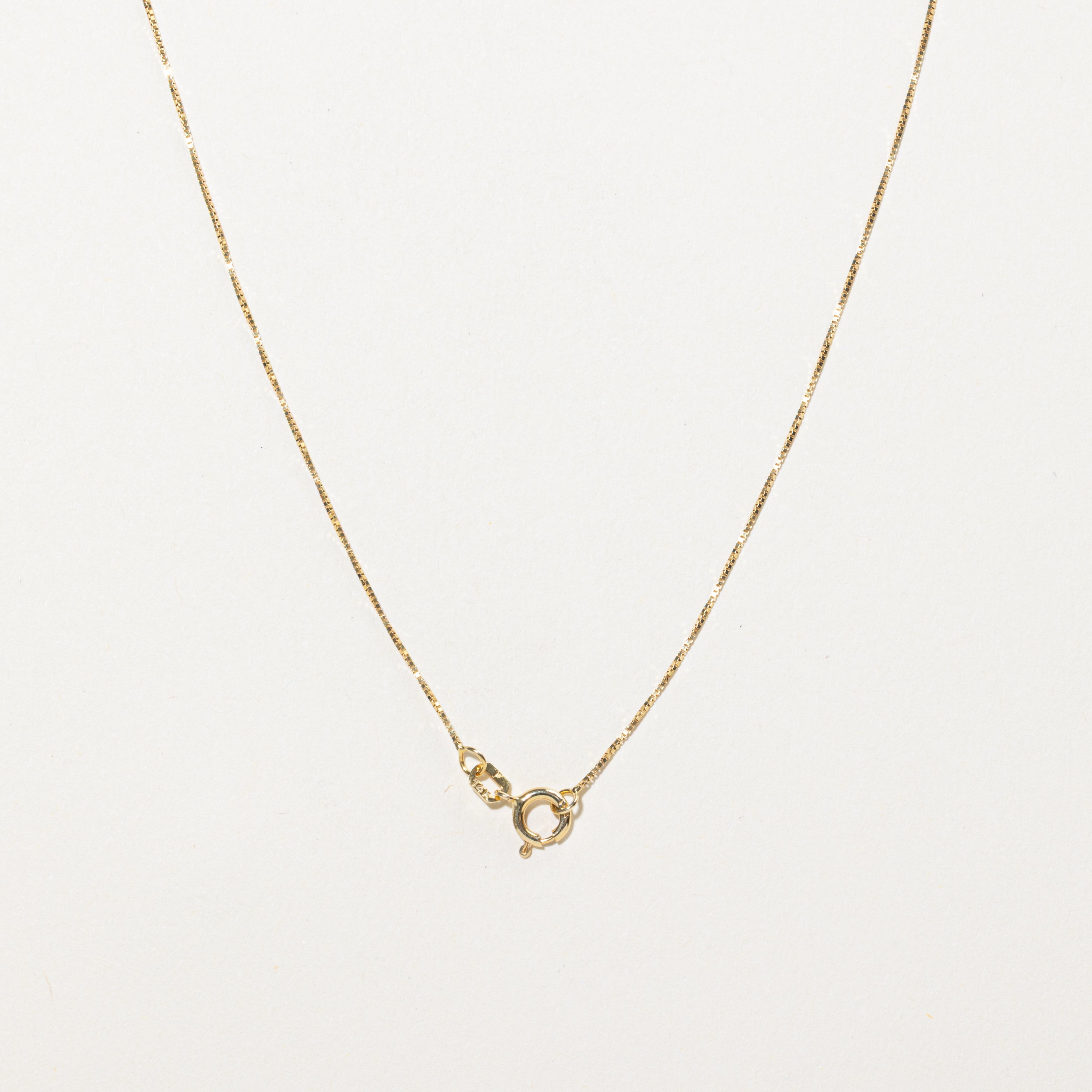 Yellow Gold Diamond Grooved Circle Pendant Necklace | 0.20ct | 18"